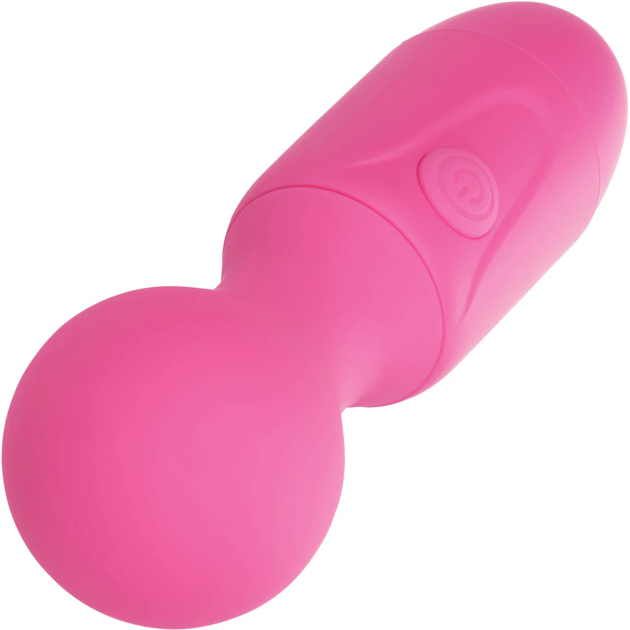 First Time® Rechargeable Massager Waterproof Silicone Mini Wand Vibrator By CalExotics - Pink - Image 5