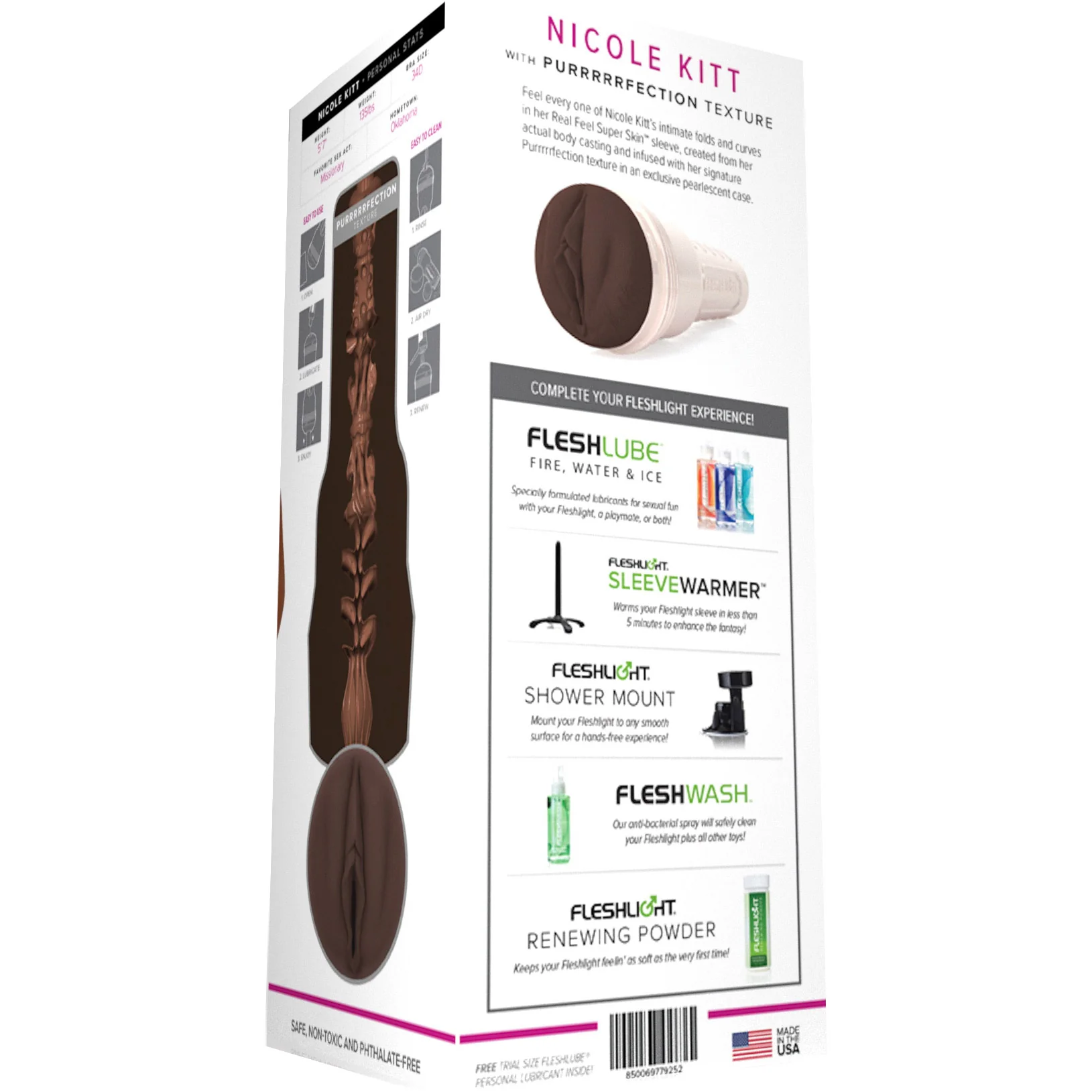 Fleshlight Girls Nicole Kitt - Purrrrrfection Vagina Texture - Image 14