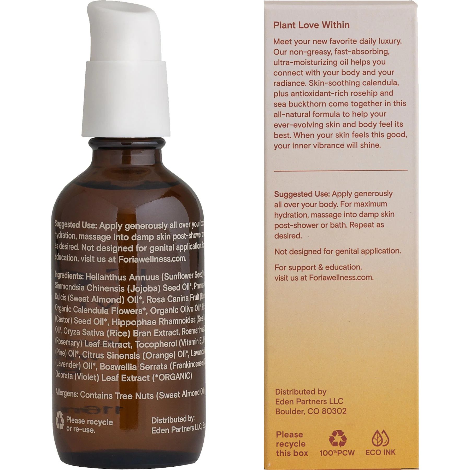 Foria Vibrance Everyday Body Oil with Organic Botanicals 3.9 fl oz - Image 5