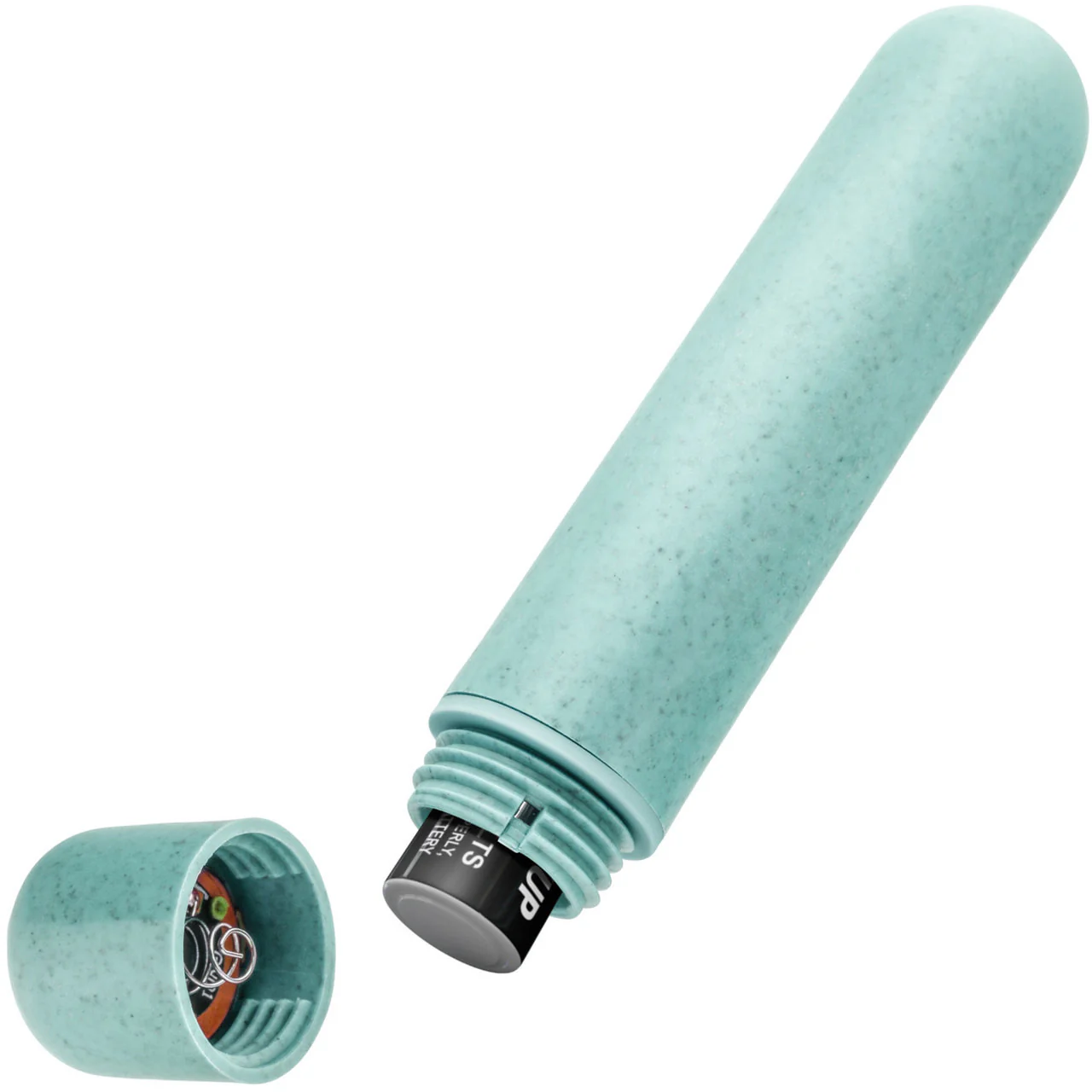 Gaia Eco Bullet Biodegradable & Recyclable Mini Vibrator By Blush Novelties - Aqua - Image 3