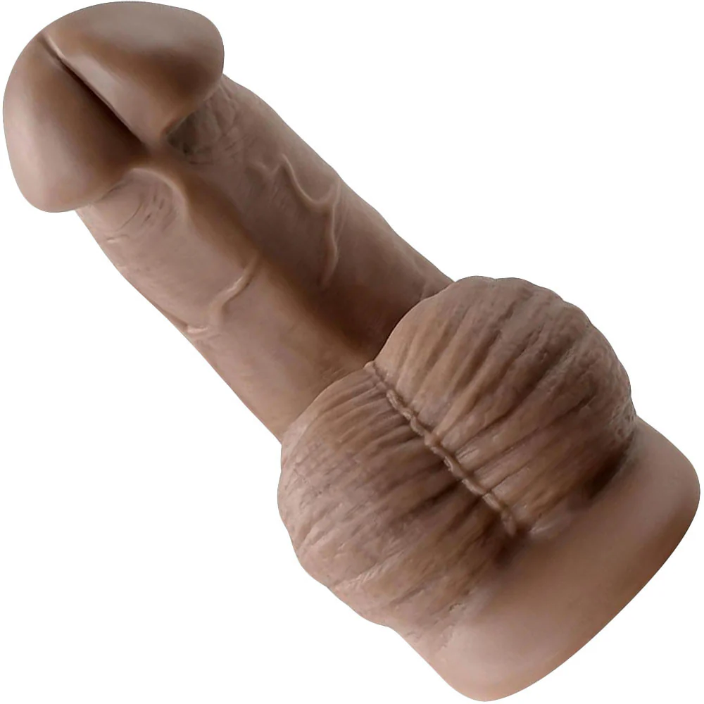 Gender X 4" Silicone Penis Packer - Dark - Image 3