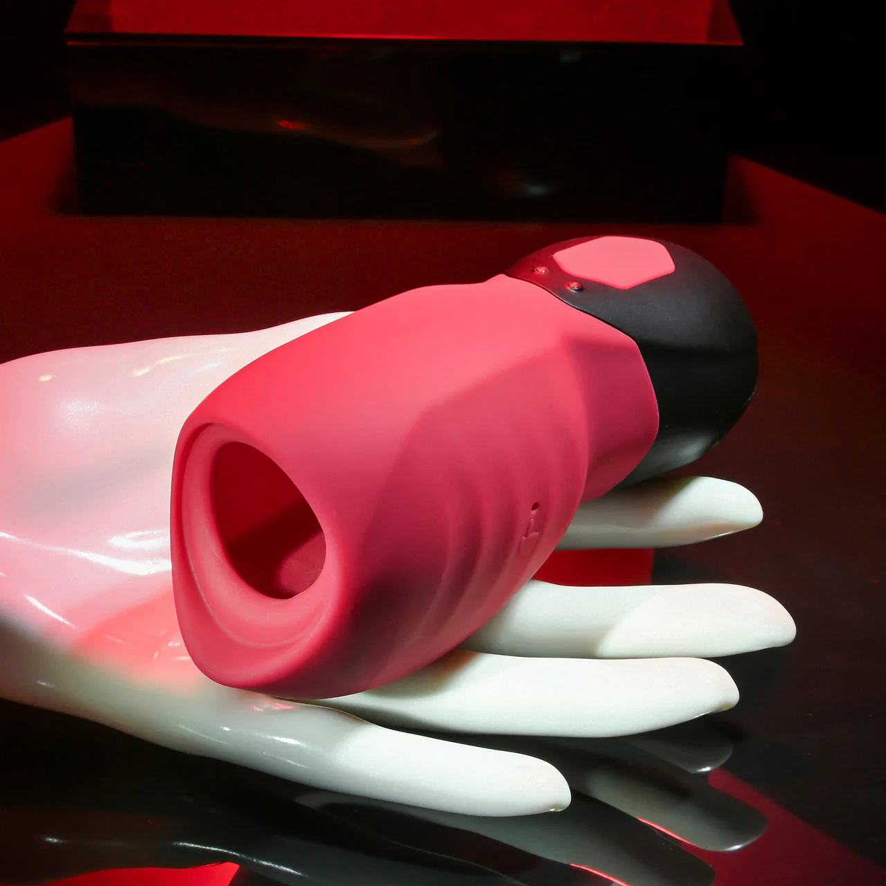 Gender X Body Kisses Rechargeable Silicone Vibrating Suction Massager - Red - Image 7