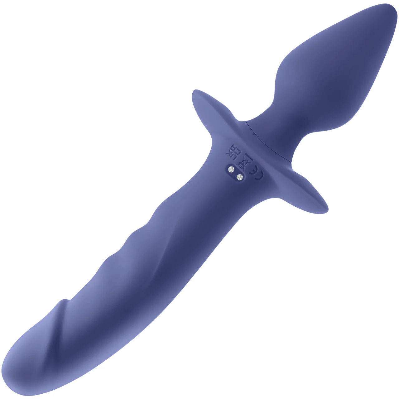 Gender X Dual Defender Rechargeable Silicone Vibrating Double Sided Dildo & Anal Plug With Remote - Image 4