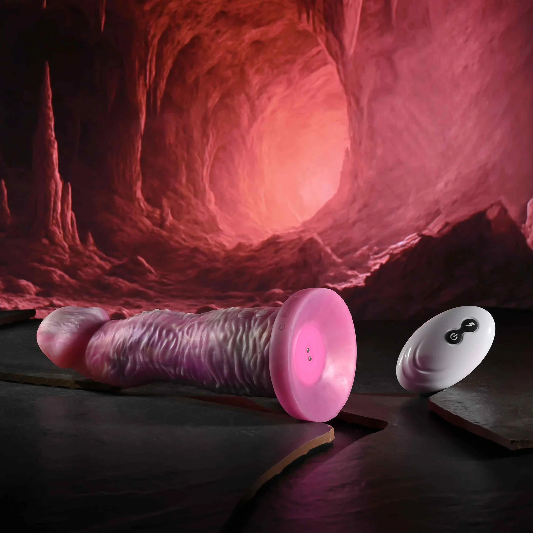 Gender X Whimsical 8.25" Silicone Vibrating Dildo With Remote - Image 12