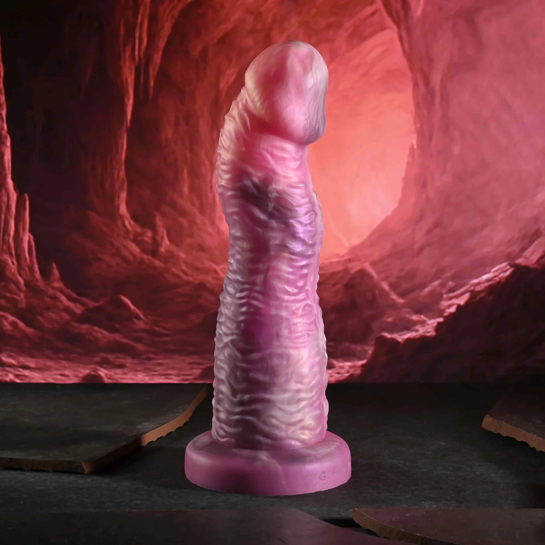 Gender X Whimsical 8.25" Silicone Vibrating Dildo With Remote - Image 2