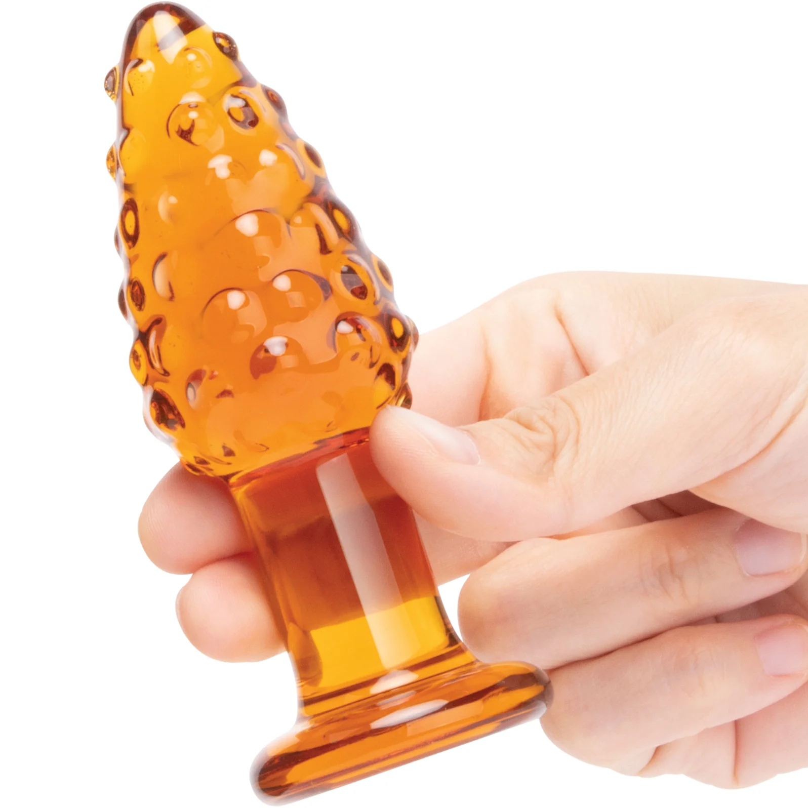 Gläs Cornstar  4" Glass Butt Plug - Image 2