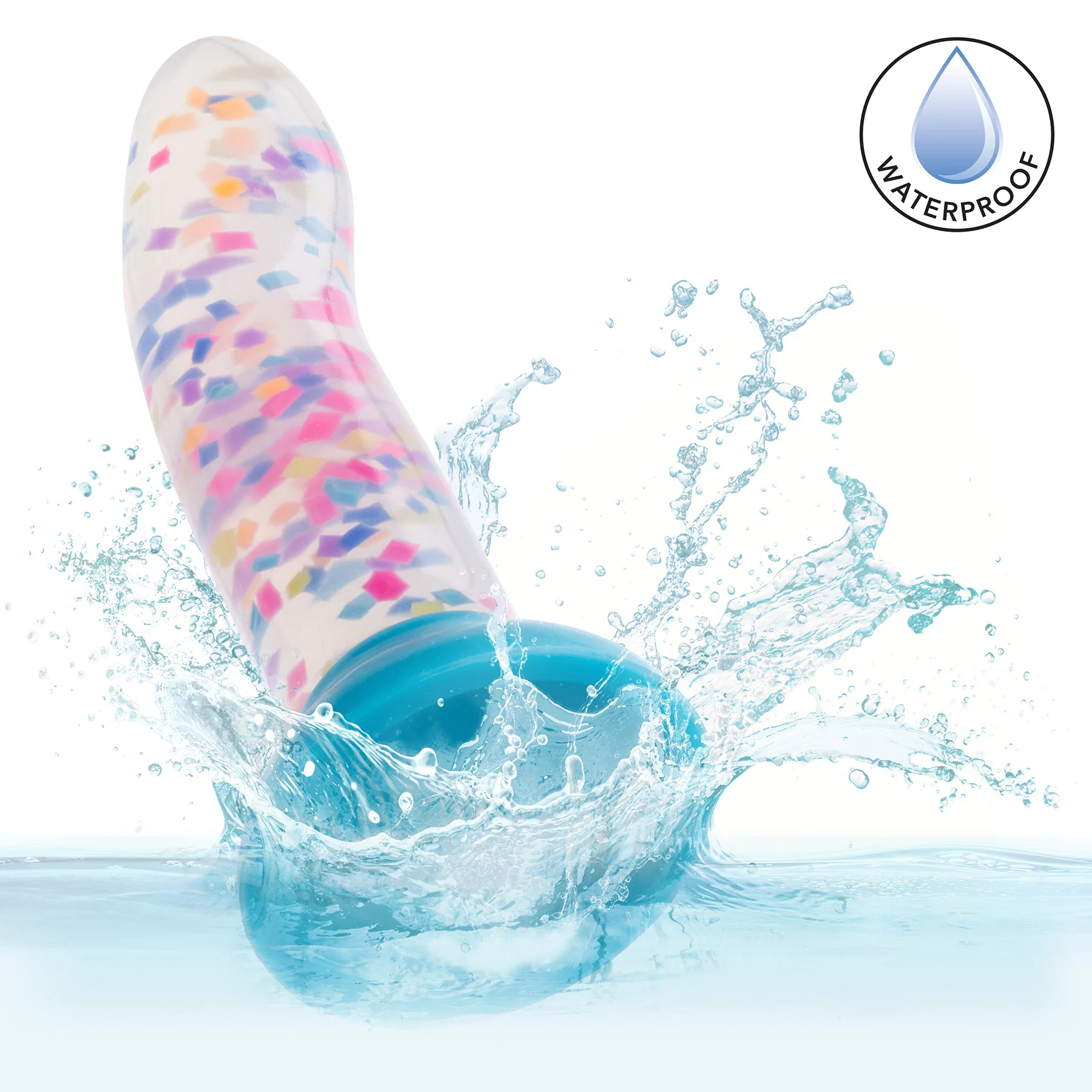 Glow Stick Party 6" Glow In The Dark Silicone Suction Cup Dildo By CalExotics - Image 4