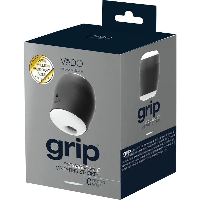 GRIP Rechargeable Silicone Vibrating Sleeve By VeDO - Image 2