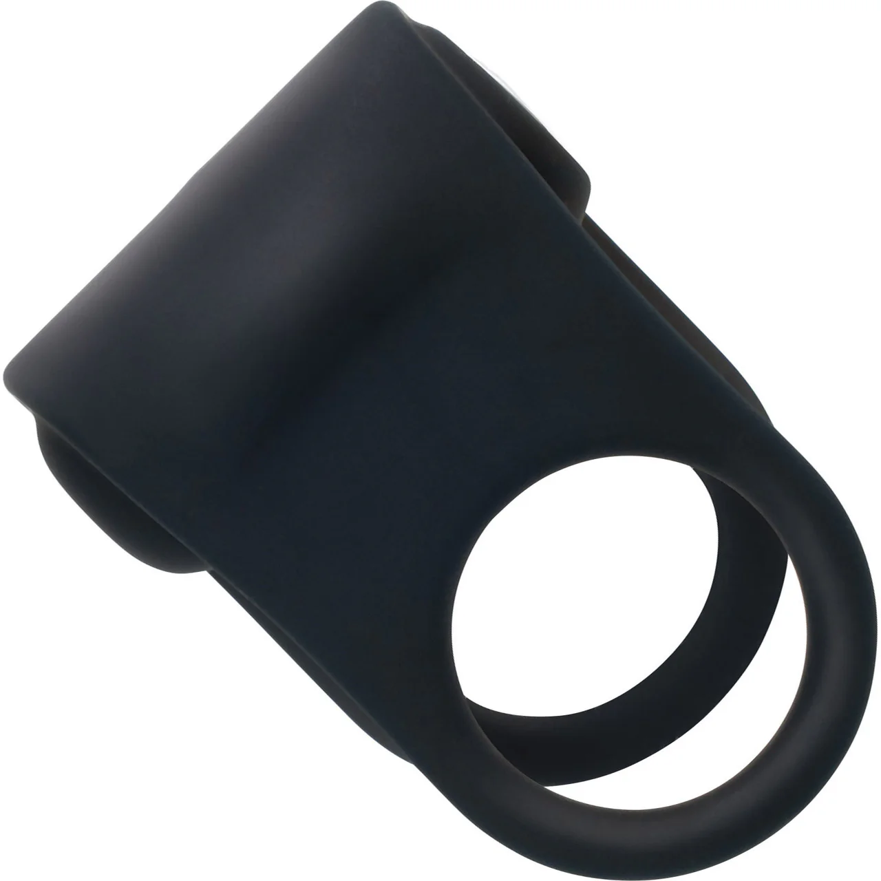 HARD Rechargeable Waterproof Silicone Vibrating Double C-Ring By VeDO - Black - Image 2