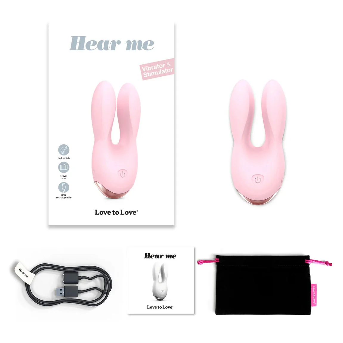 Hear Me Rechargeable Silicone Clitoral Stimulator By Love To Love - Image 10