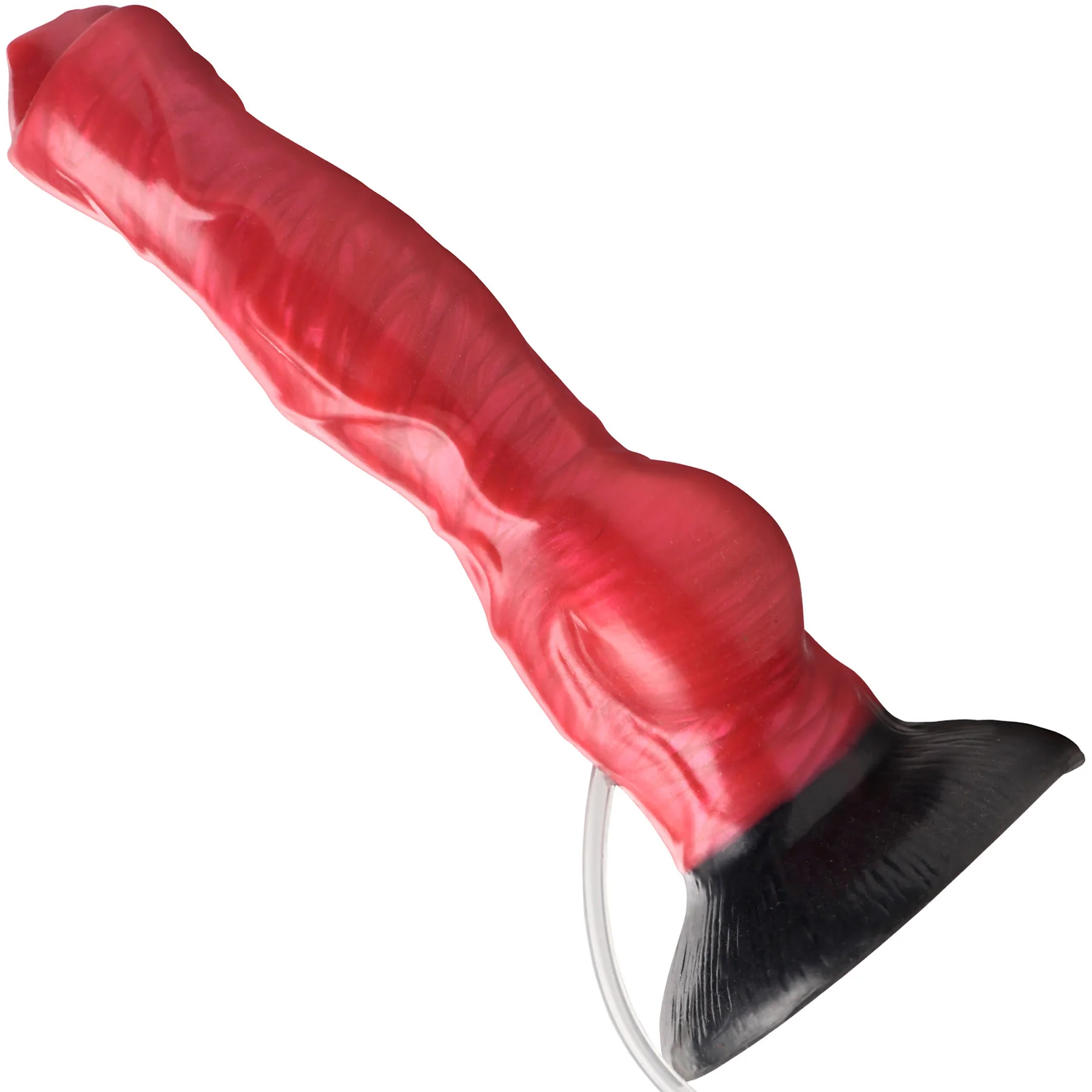 Hell Hound 7.8" Squirting Silicone Suction Cup Dildo By Creature Cocks - Image 5