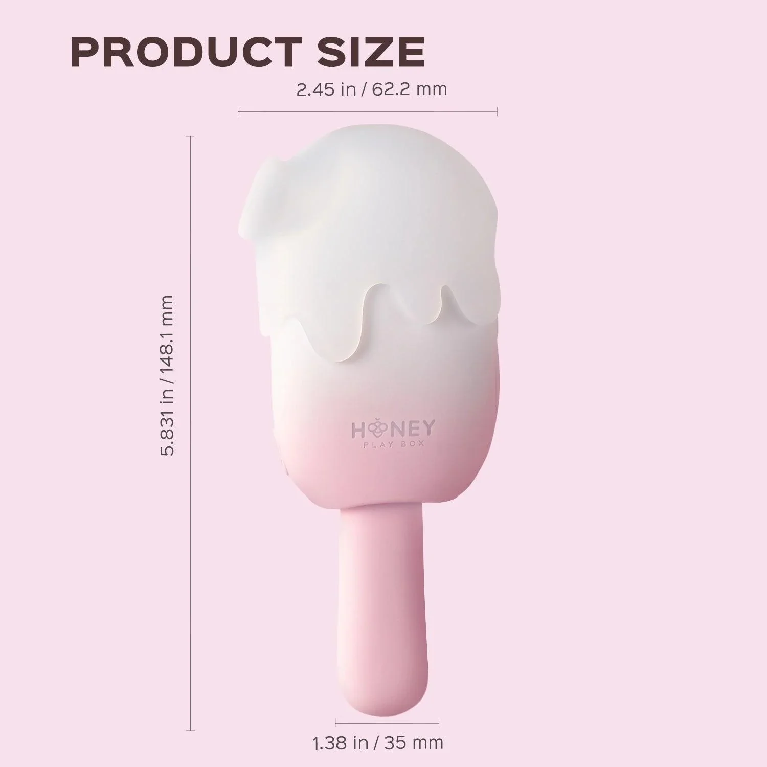 Honey Play Box BITE ME Sucking Tapping & Vibrating Cream Pop Clit Stimulator - Image 22