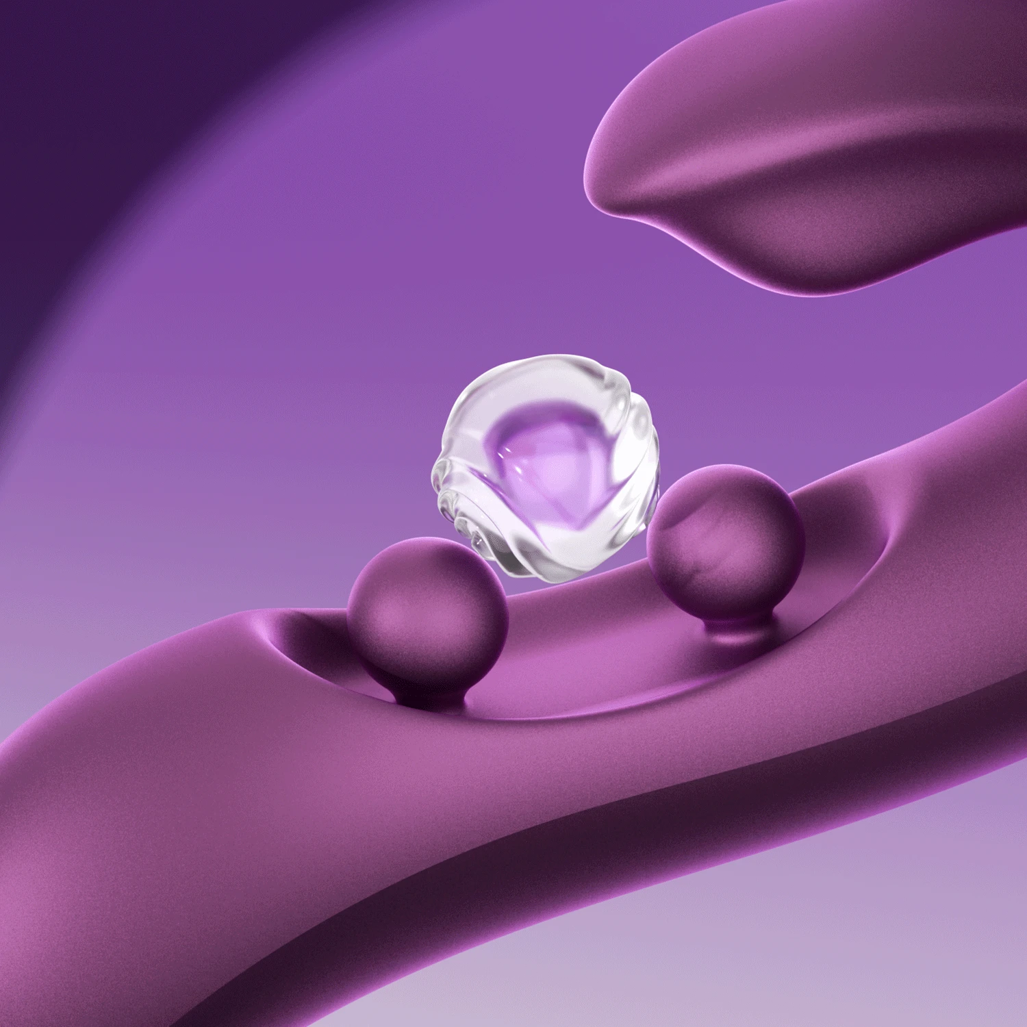 Honey Play Box GEM Pressure Sensing App Enabled Twin Balls Rabbit Vibrator - Image 8