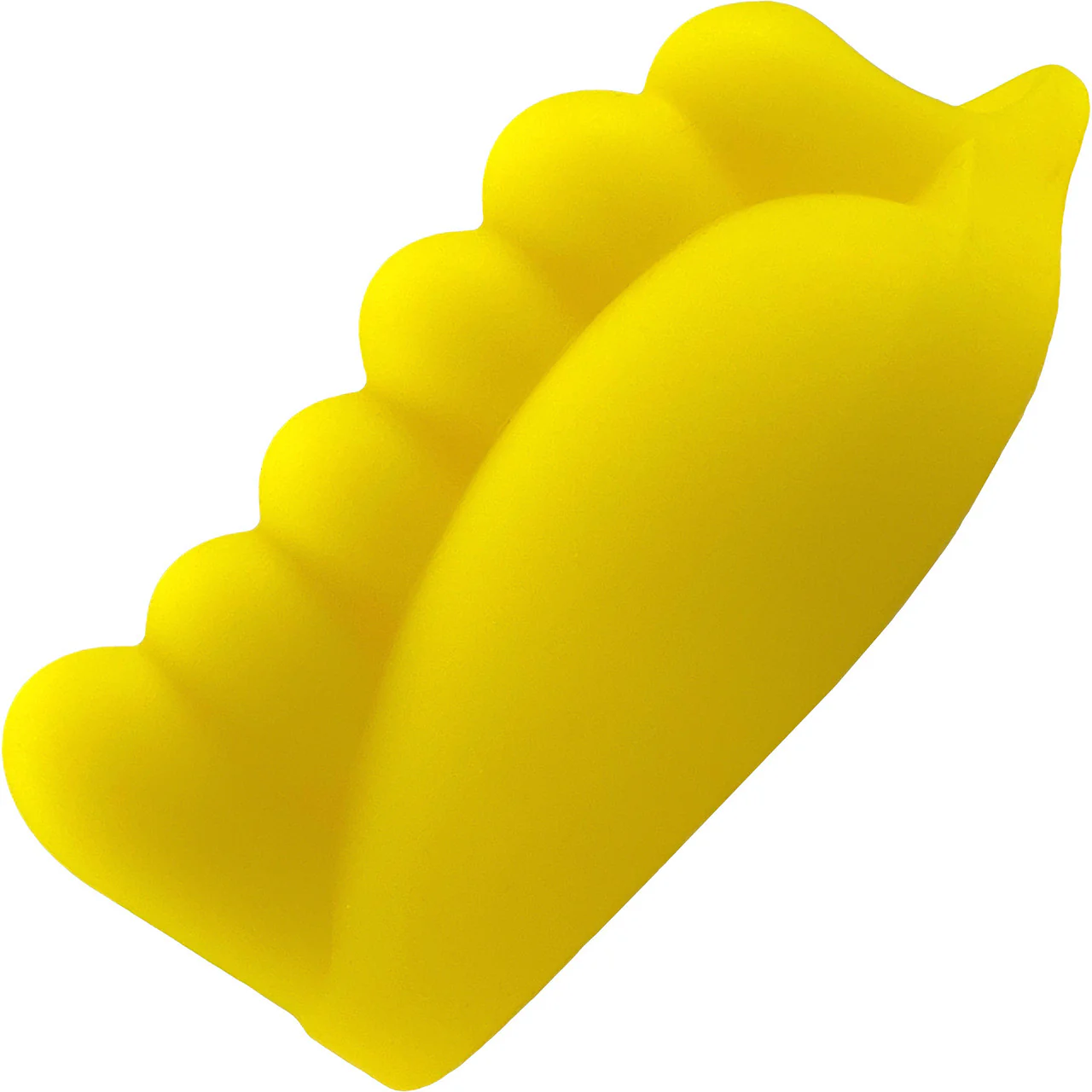 Honeybunch Soft Silicone Dildo Base with Vibe Pocket for Harness Play By Banana Pants - Sunshine - Image 5