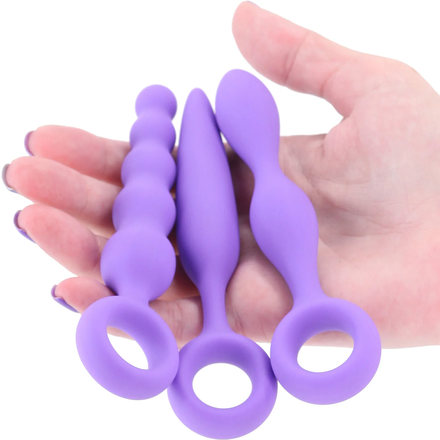INYA Trio Silicone 3-Piece Anal Plug Kit - Image 3