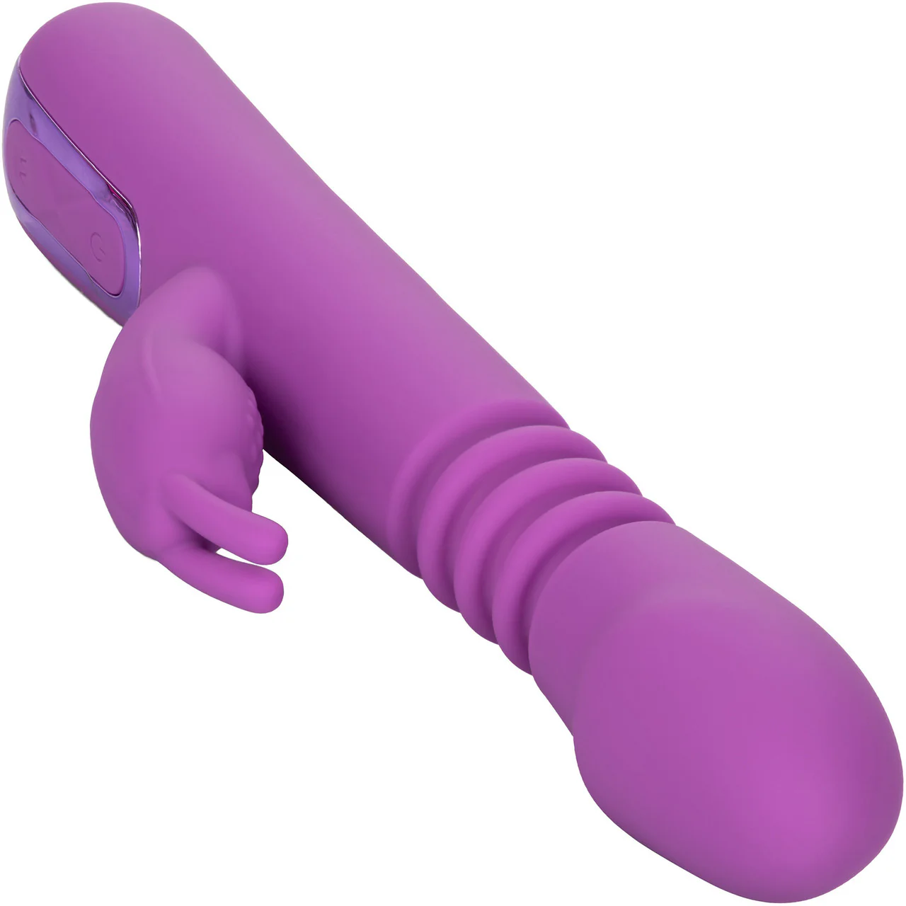 Jack Rabbit Elite Thrusting Rabbit Silicone Rechargeable Dual Stimulation Vibrator By CalExotics - Image 5