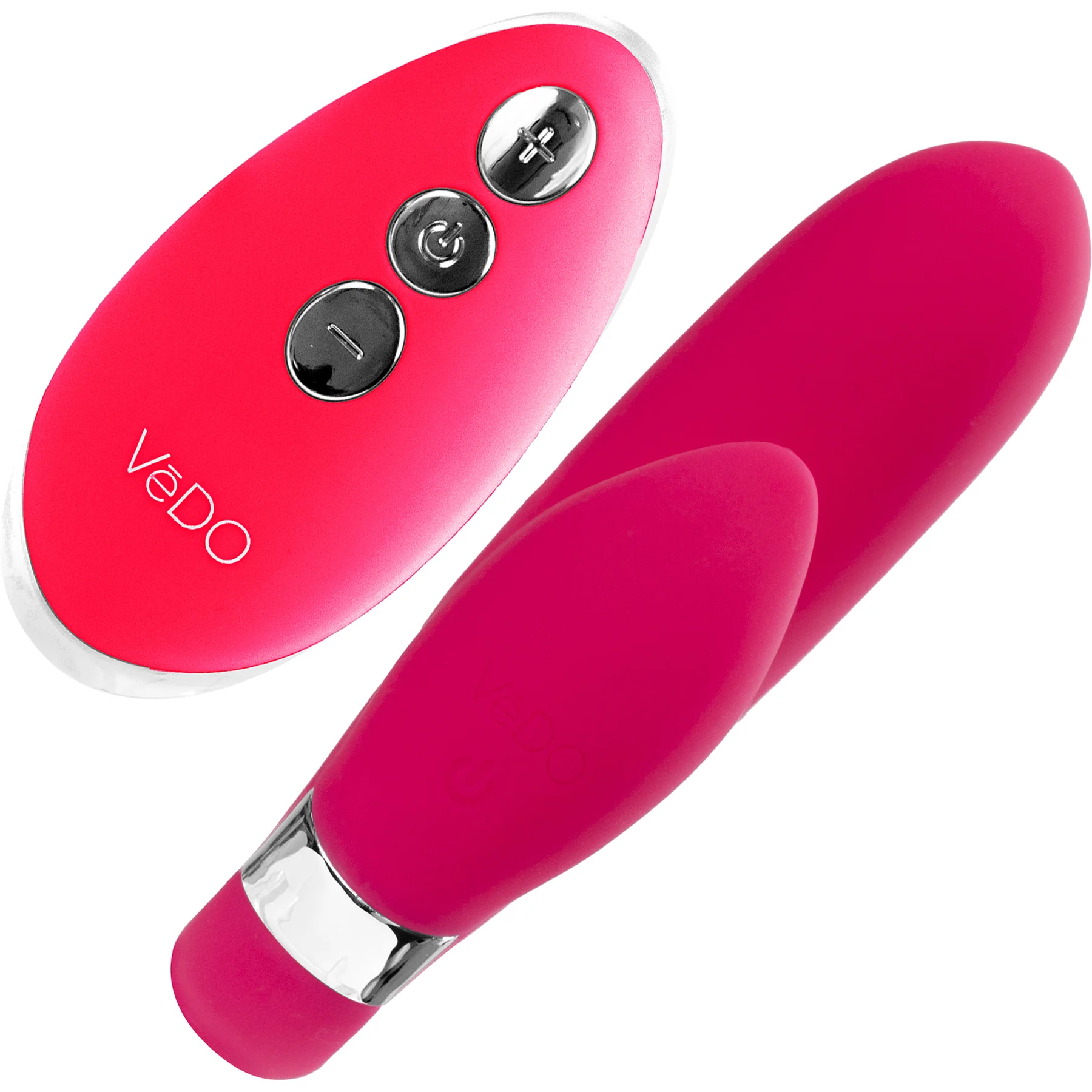 Jeni C-Shaped Silicone Dual Stimulation Vibrator With Remote By VeDO - Image 5
