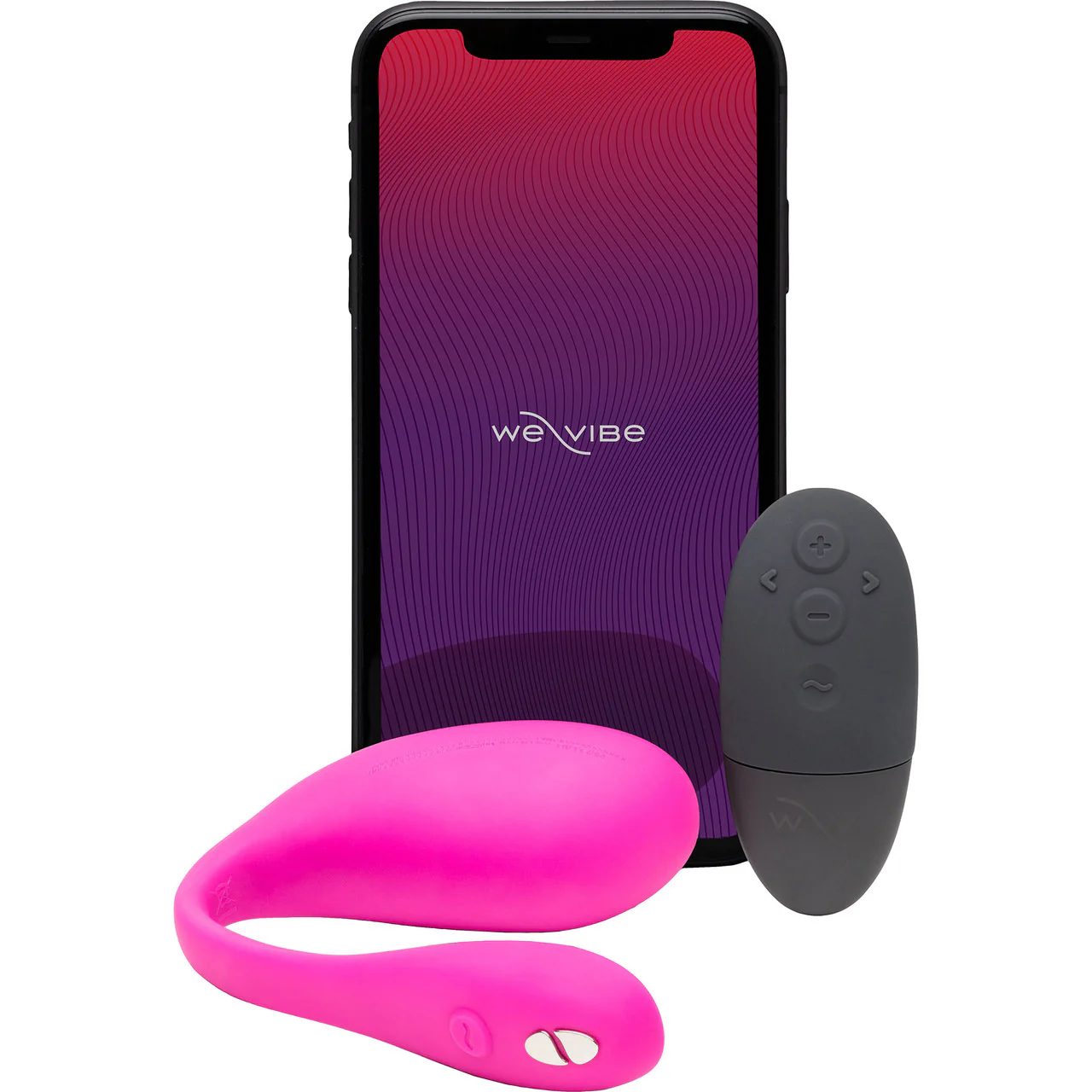 Jive 2 By We-Vibe Rechargeable Silicone App Controlled Wearable G-Spot Vibrator - Electric Pink - Image 3