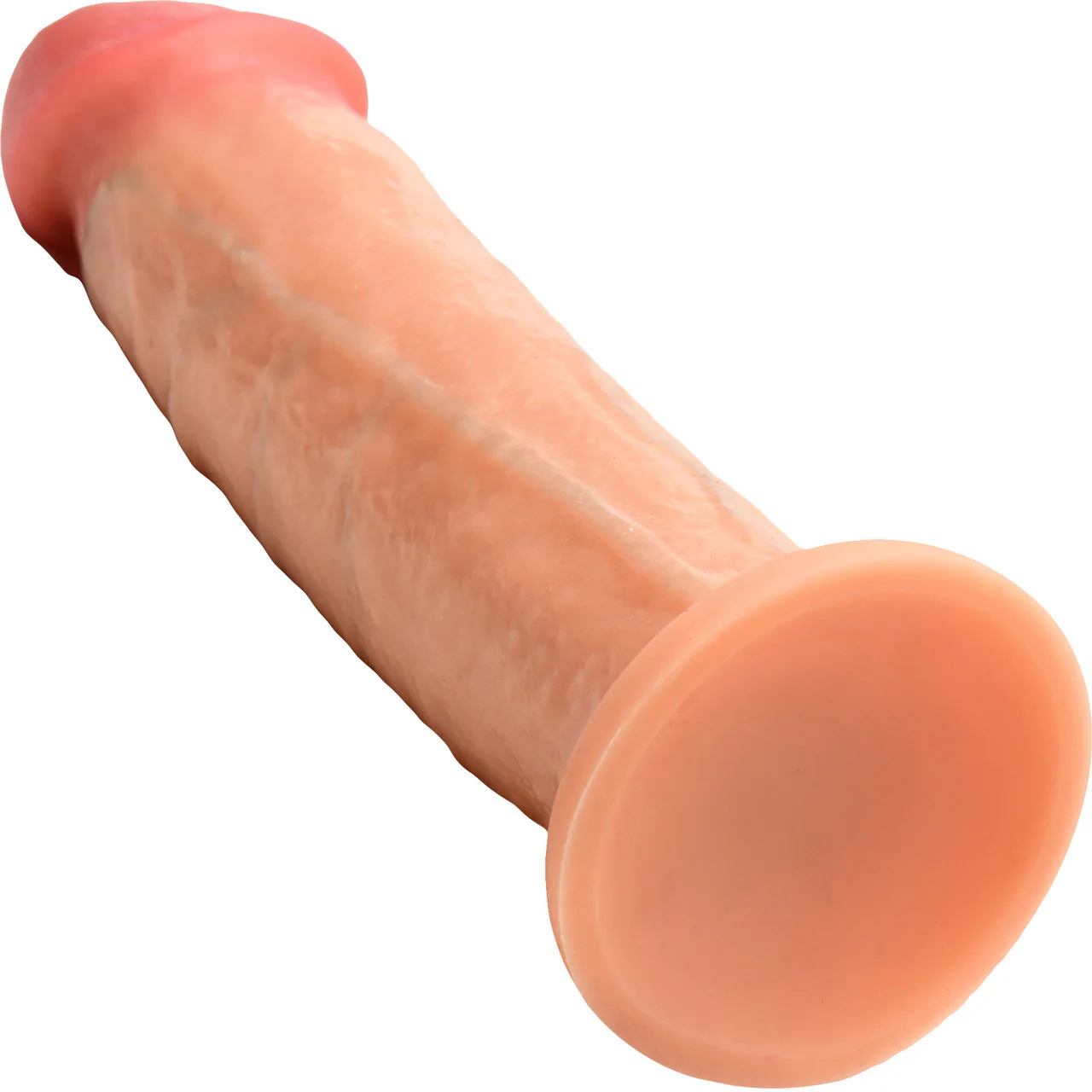 Jock Dual Density 8.5" Real Skin Realistic Silicone Suction Cup Dildo - Vanilla - Image 11