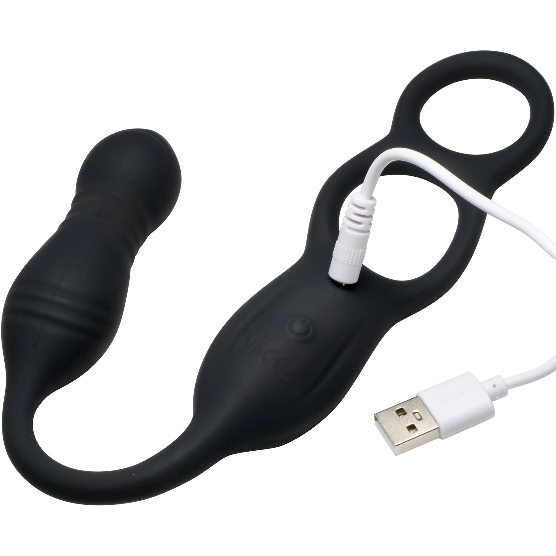 Jock Hyper Thrusting & Vibrating Anal Plug With Cock Ring With Remote - Image 17
