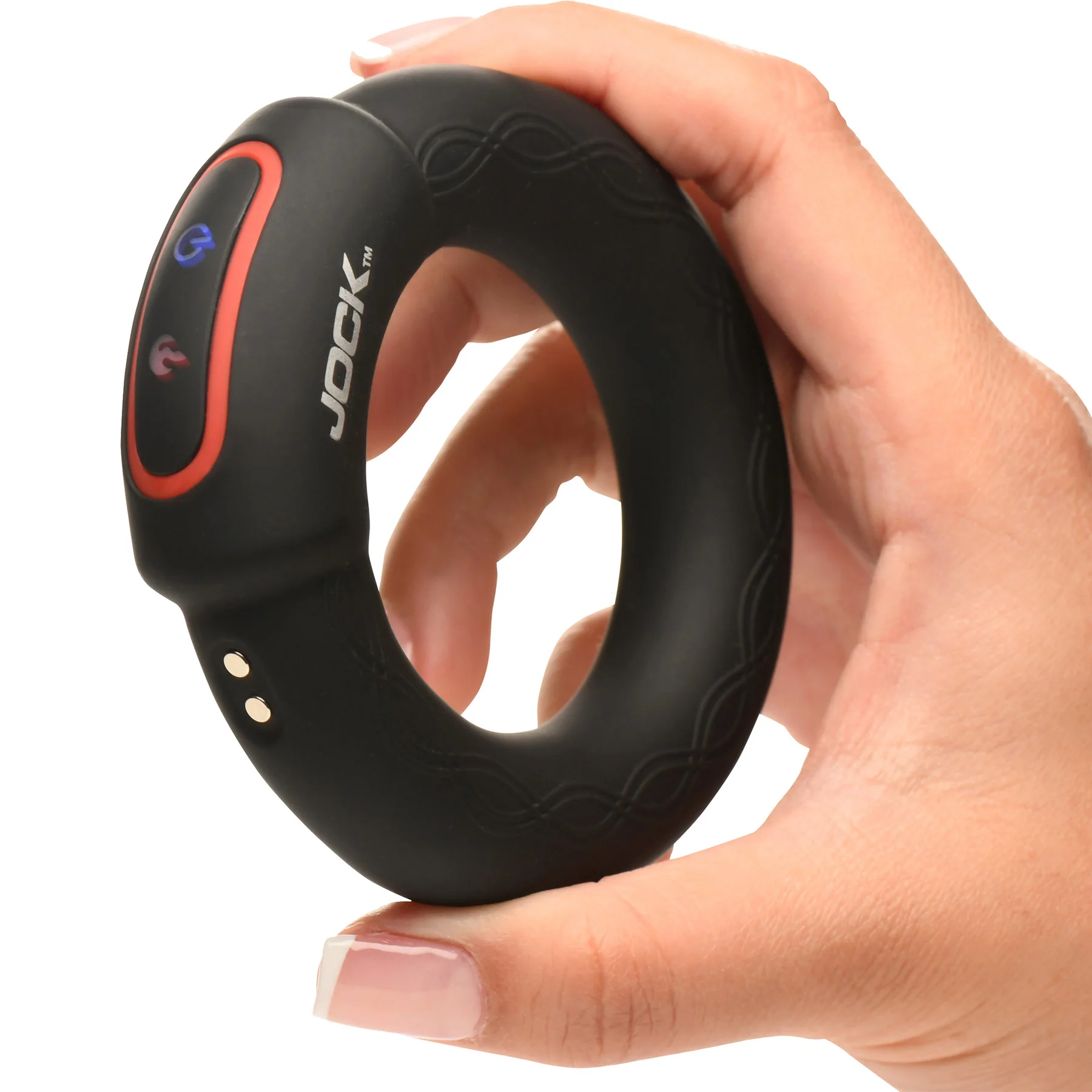 Jock Rumbler Vibrating & Warming Rechargeable Cock Ring With Remote - Image 13