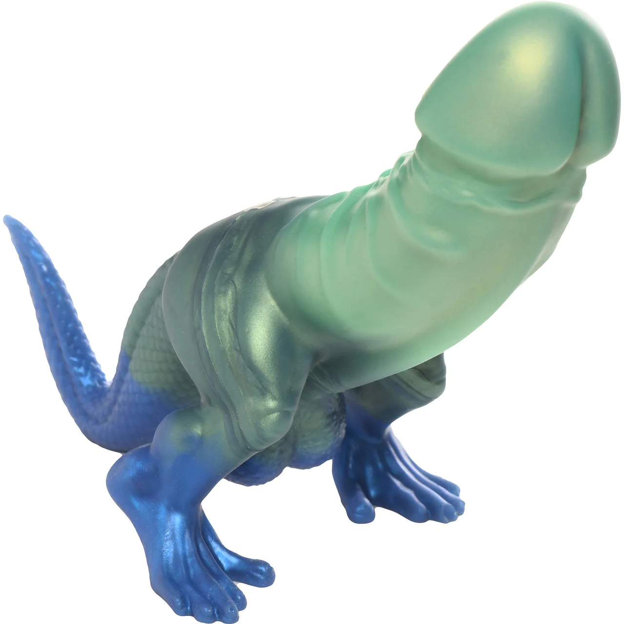 Jurassic Cock 10" Dinosaur Silicone Dildo By Creature Cocks - Image 3