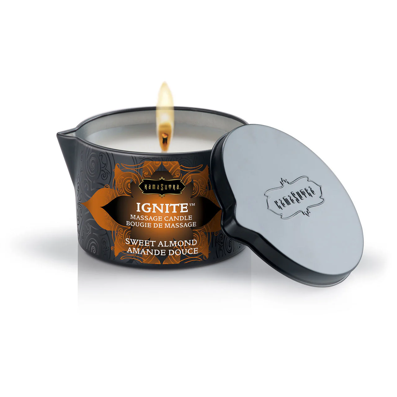 Kama Sutra Ignite Massage Oil Candle - Sweet Almond - 6 oz - Image 2