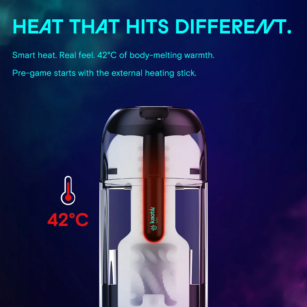 Kaotik Labs The Shockwave App Enabled Thrusting Penis Masturbator - Image 6