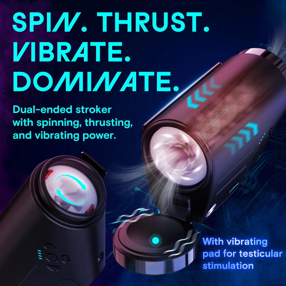 Kaotik Labs The Shotty App Enabled Spinning & Thrusting Penis Masturbator - Image 2