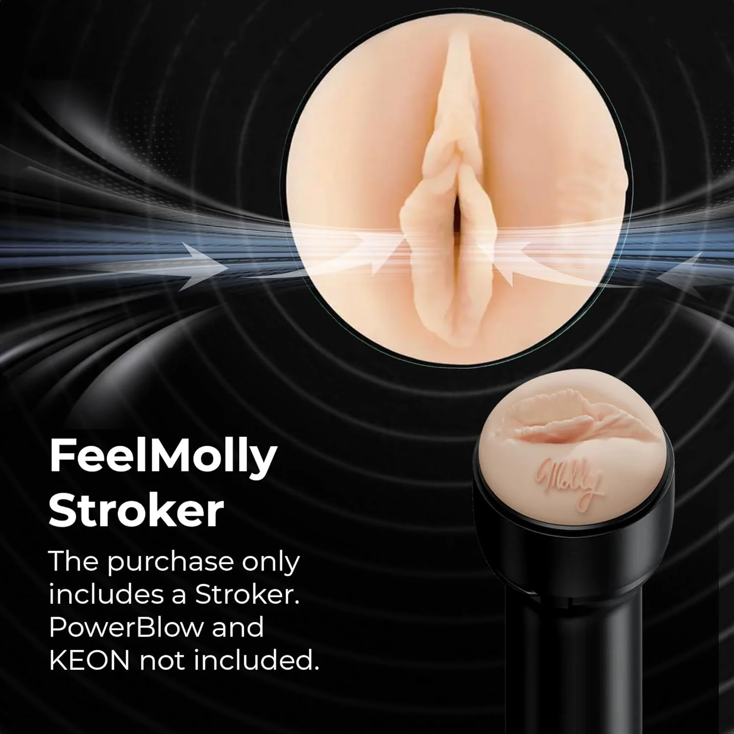 KIIROO Feel Molly Pussy Stroker - Molly Stewart Penis Masturbator - Image 15