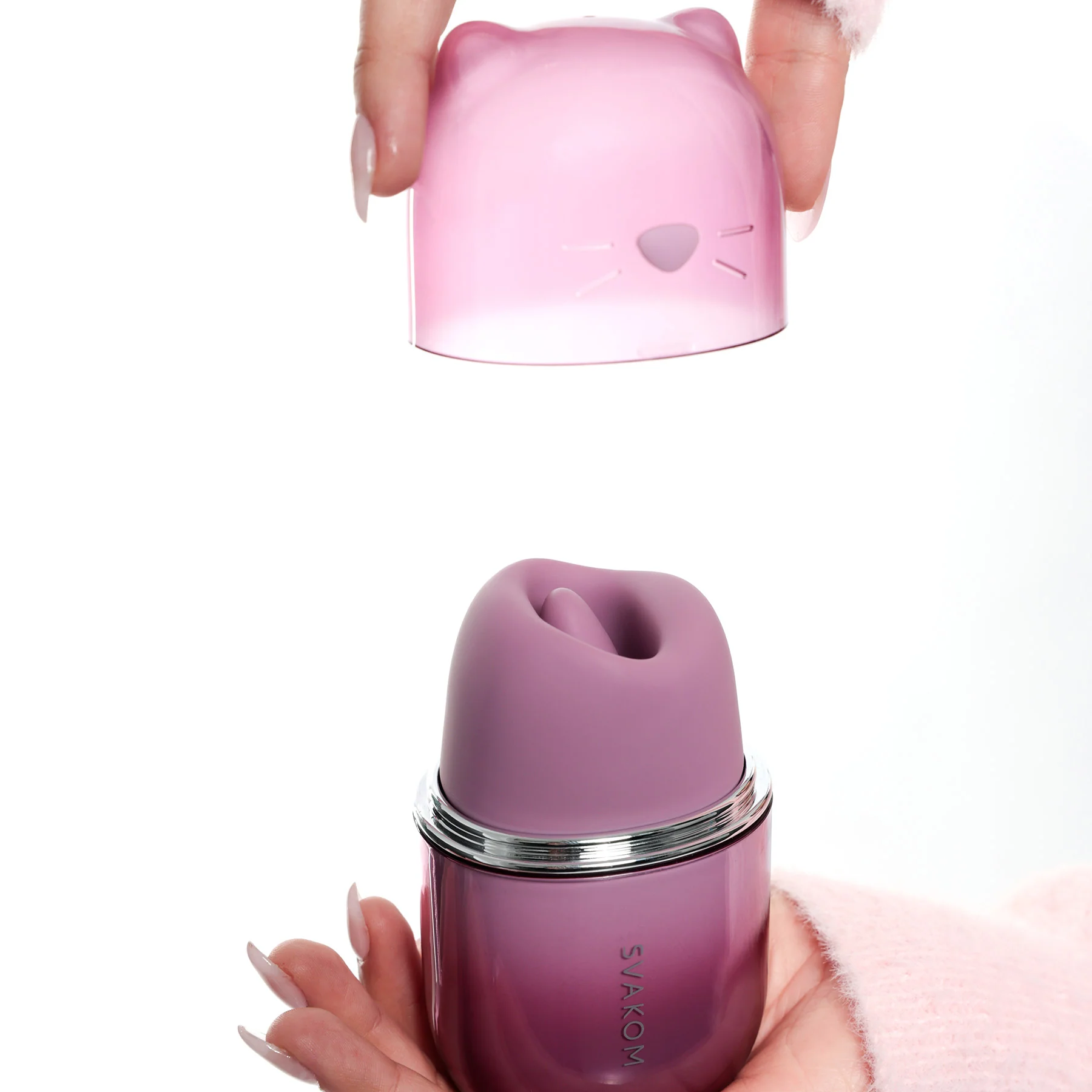 KLITTY Triple-Action Tongue Licking & Suction Vibrator By SVAKOM - Image 23