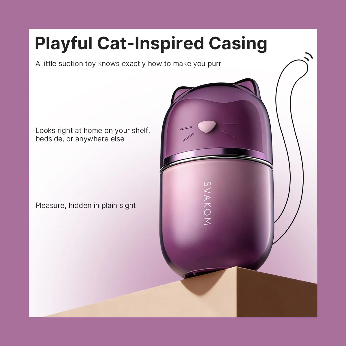KLITTY Triple-Action Tongue Licking & Suction Vibrator By SVAKOM - Image 3