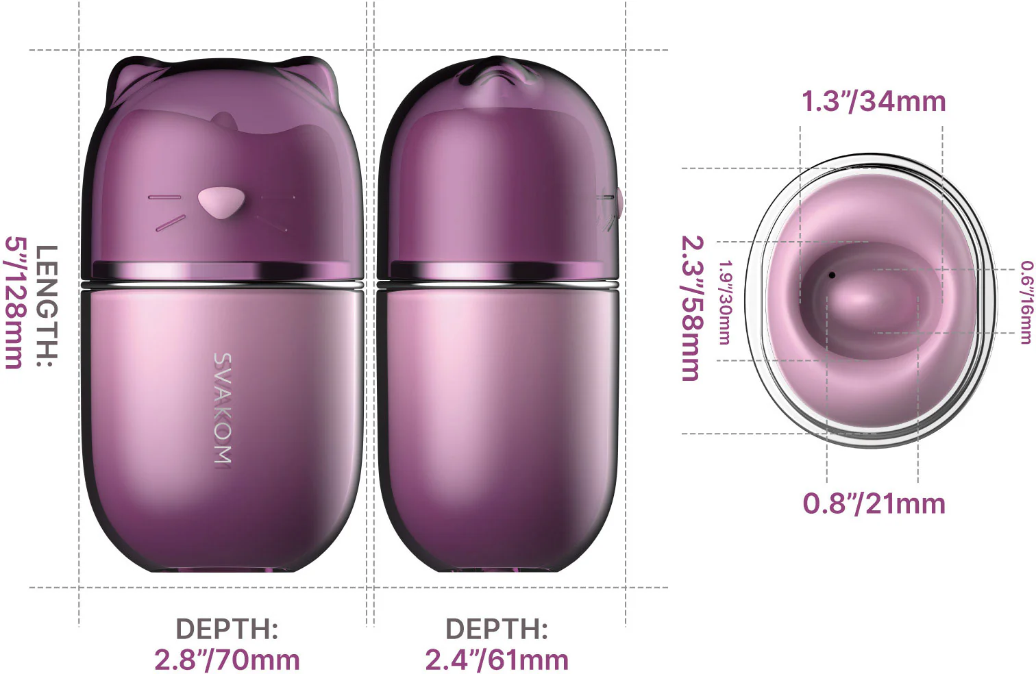 KLITTY Triple-Action Tongue Licking & Suction Vibrator By SVAKOM - Image 30