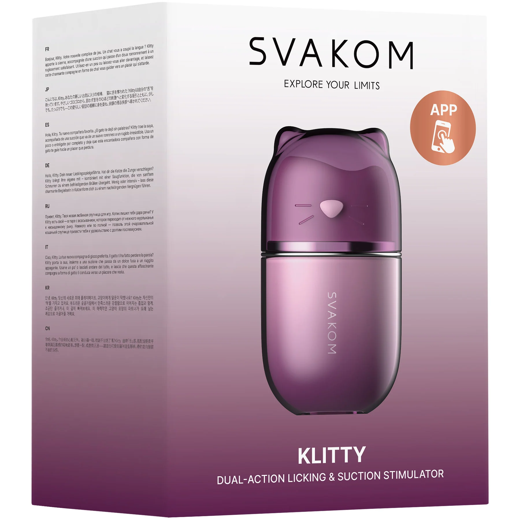 KLITTY Triple-Action Tongue Licking & Suction Vibrator By SVAKOM - Image 32