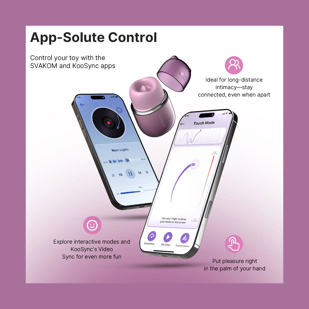 KLITTY Triple-Action Tongue Licking & Suction Vibrator By SVAKOM - Image 9