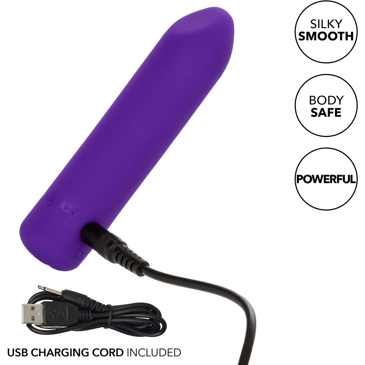 Kyst Fling Powerful Waterproof Rechargeable Bullet Vibrator By CalExotics - Purple - Image 8