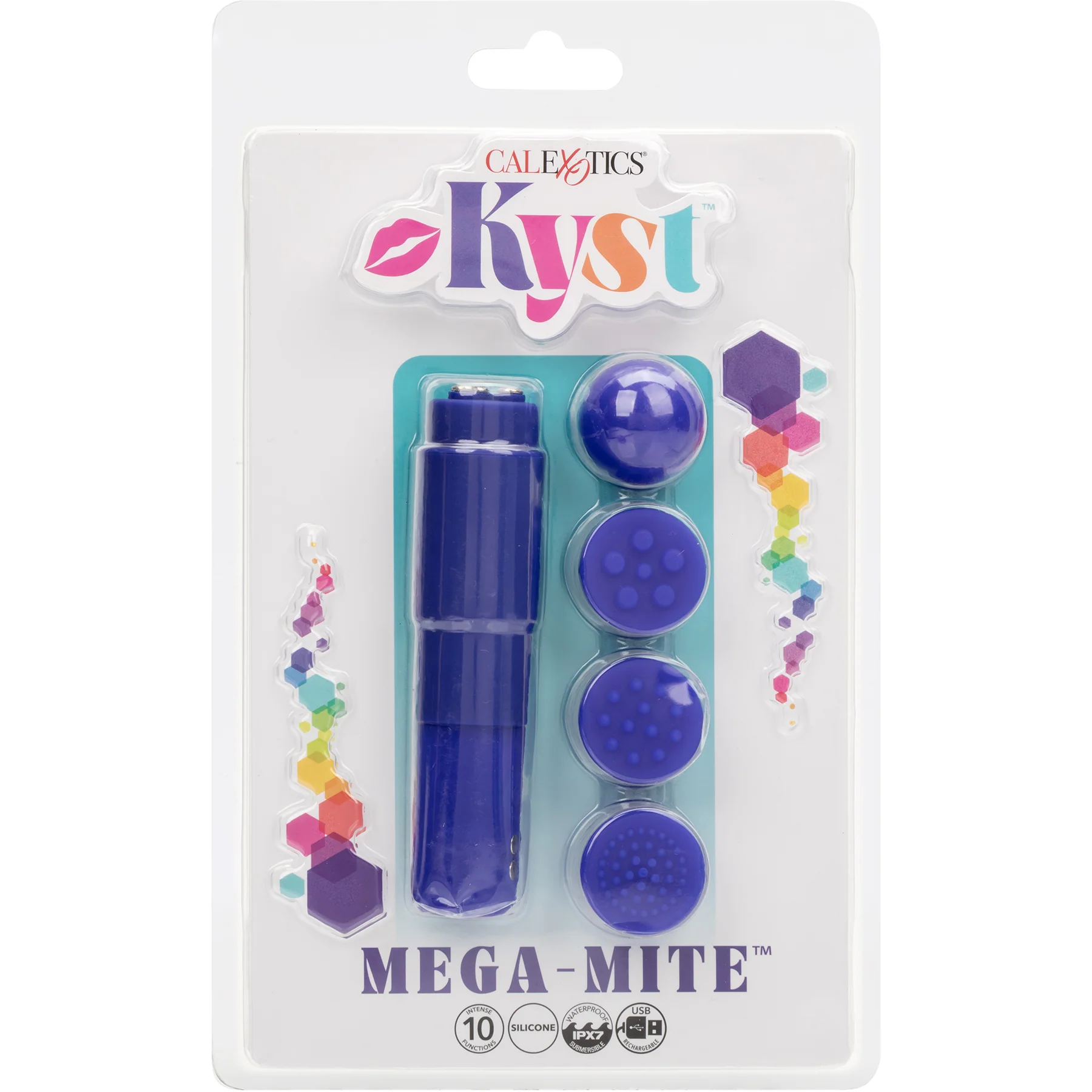 Kyst™ Mega-Mite™ Rechargeable Silicone Bullet With 4 Pleasure Tips - Image 11