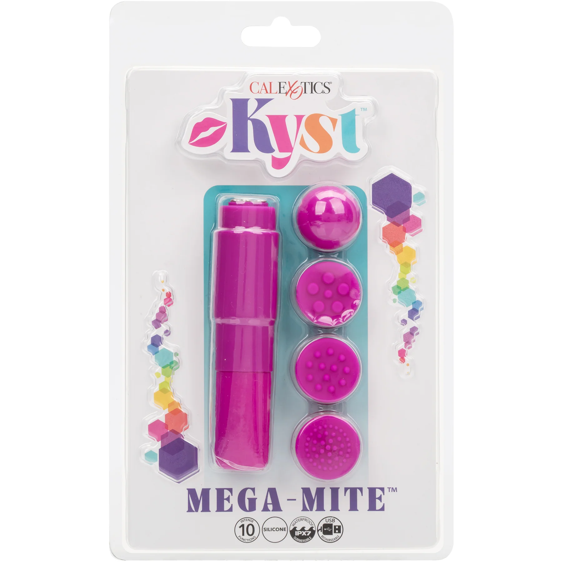 Kyst™ Mega-Mite™ Rechargeable Silicone Bullet With 4 Pleasure Tips - Image 22