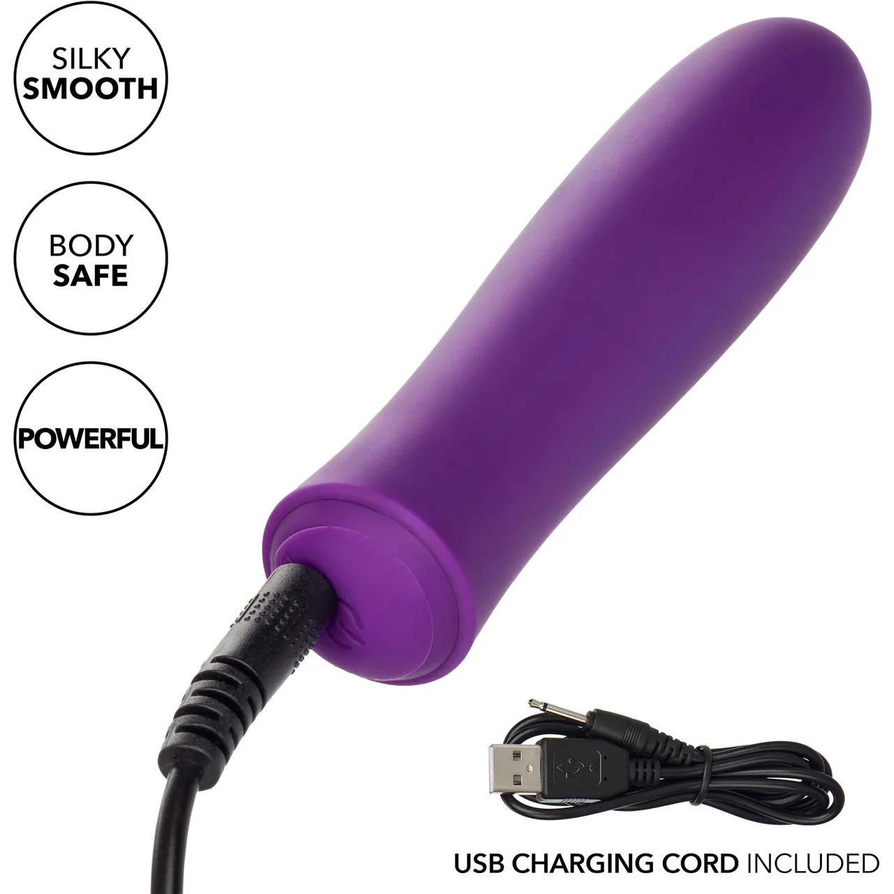 Kyst T.C.B. Taking Care of Business Powerful Waterproof Rechargeable Bullet Vibrator By CalExotics - Purple - Image 6