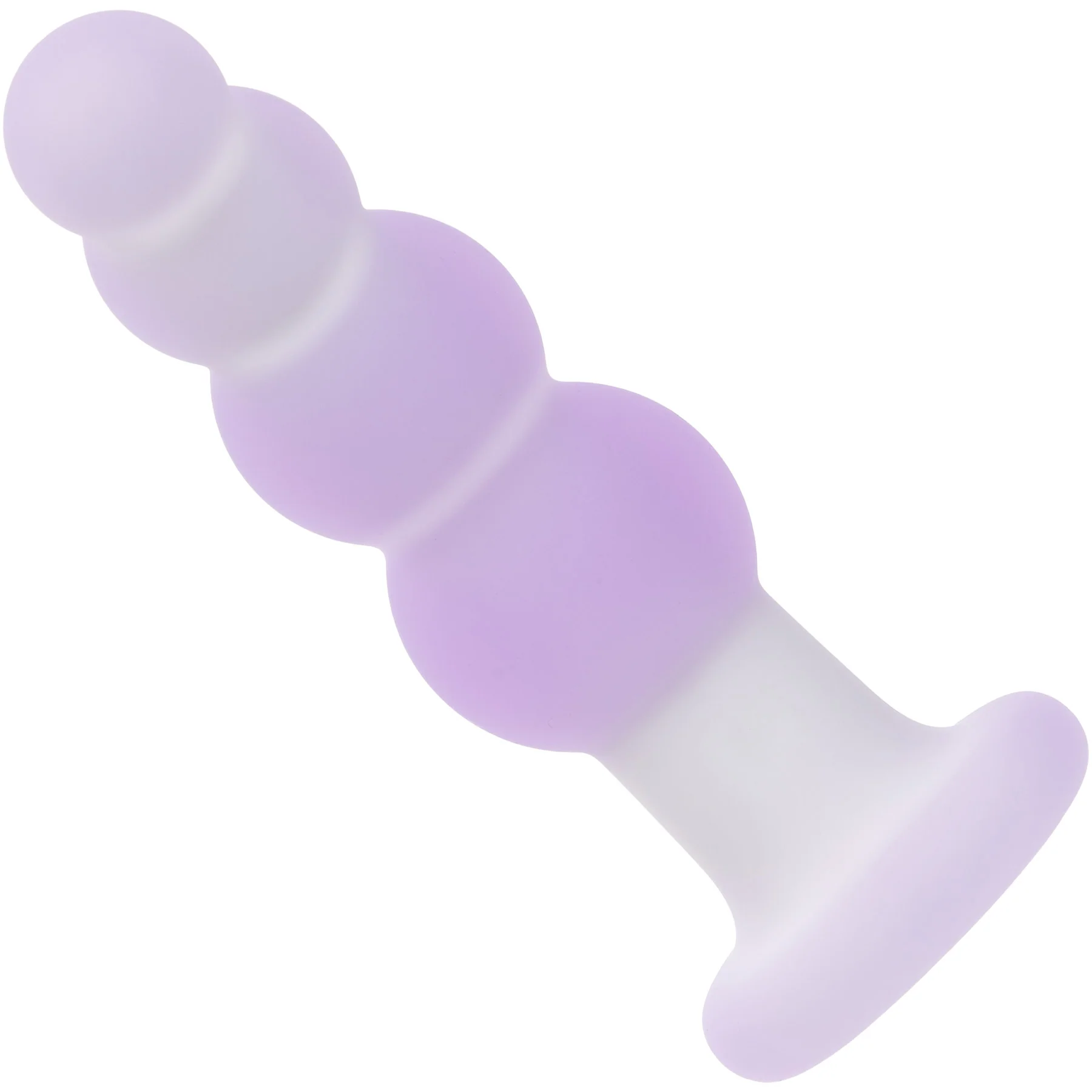 Lavender Haze™ Beaded Curved Vibrating Silicone Probe - Image 9