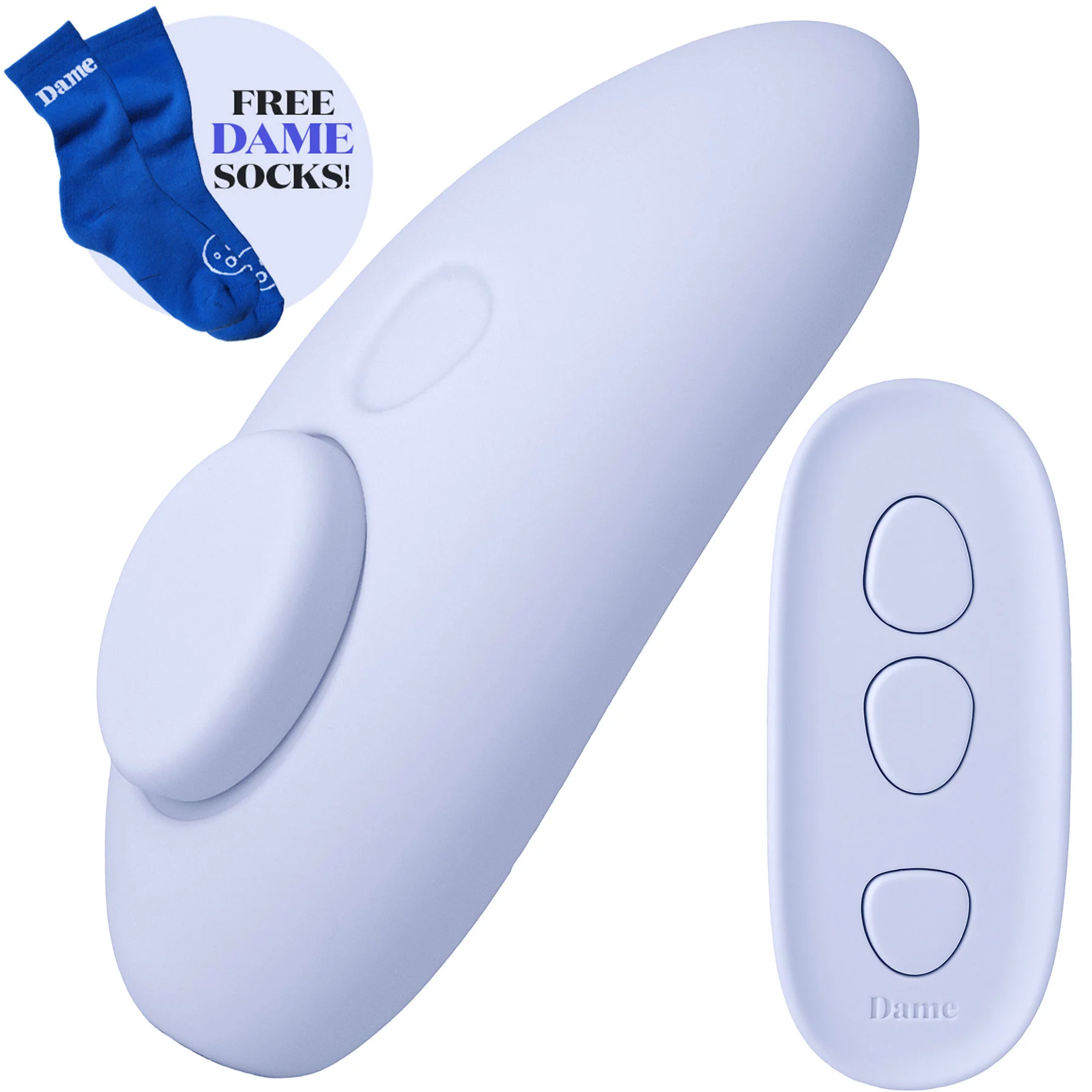 Lay Panty Vibrator With Remote By Dame | Free Socks!