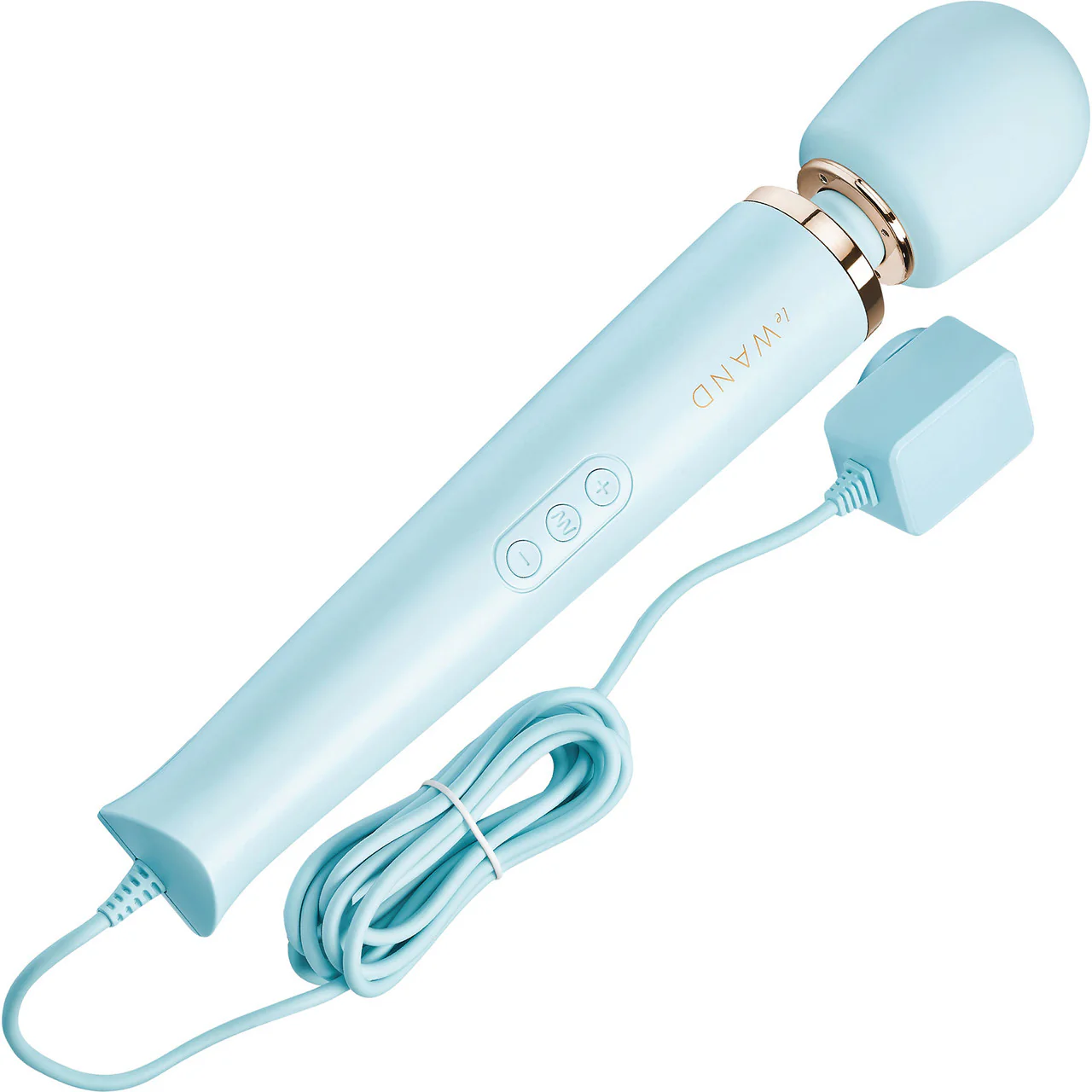 Le Wand Plug-In Vibrating Body Massager - Sky Blue - Image 3