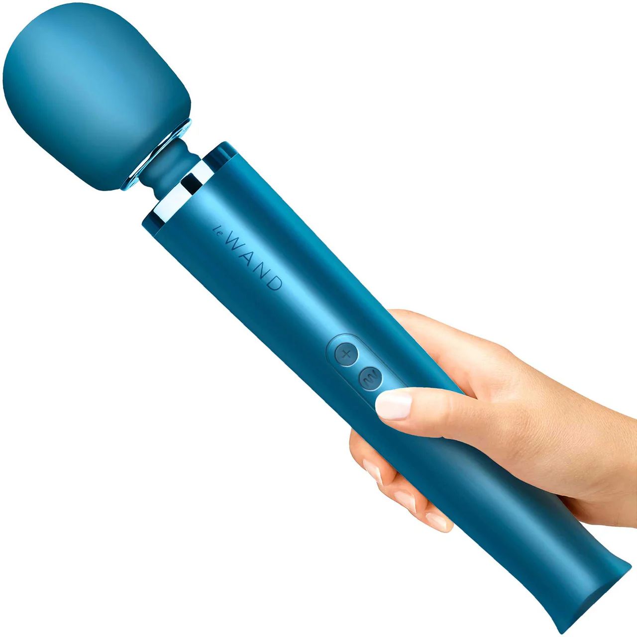 Le Wand Rechargeable Vibrating Body Massager - Pacific Blue - Image 2