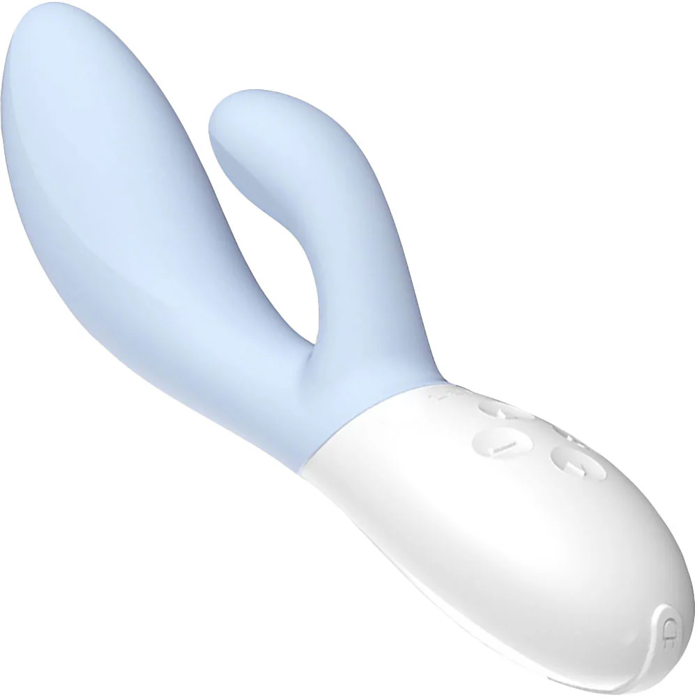 LELO Ina 3 Silicone Rechargeable Dual-Stimulation Vibrator - Seafoam - Image 2