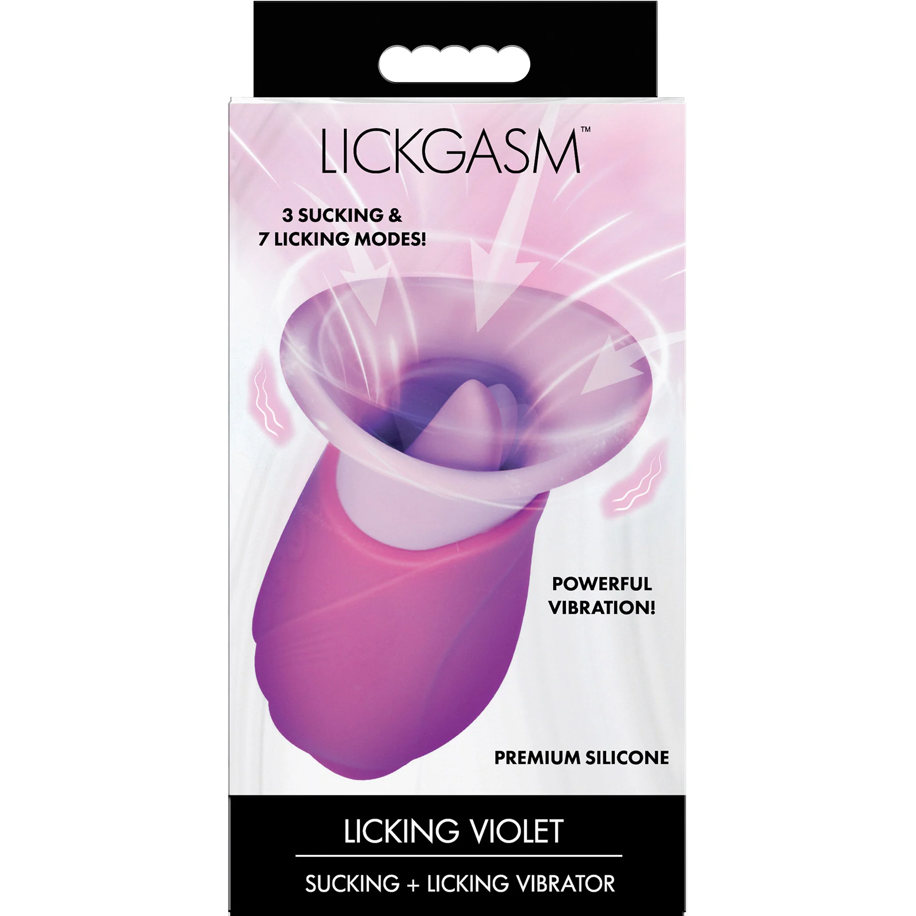Lickgasm Licking Violet - Sucking Licking Rechargeable Silicone Vibrator - Image 13