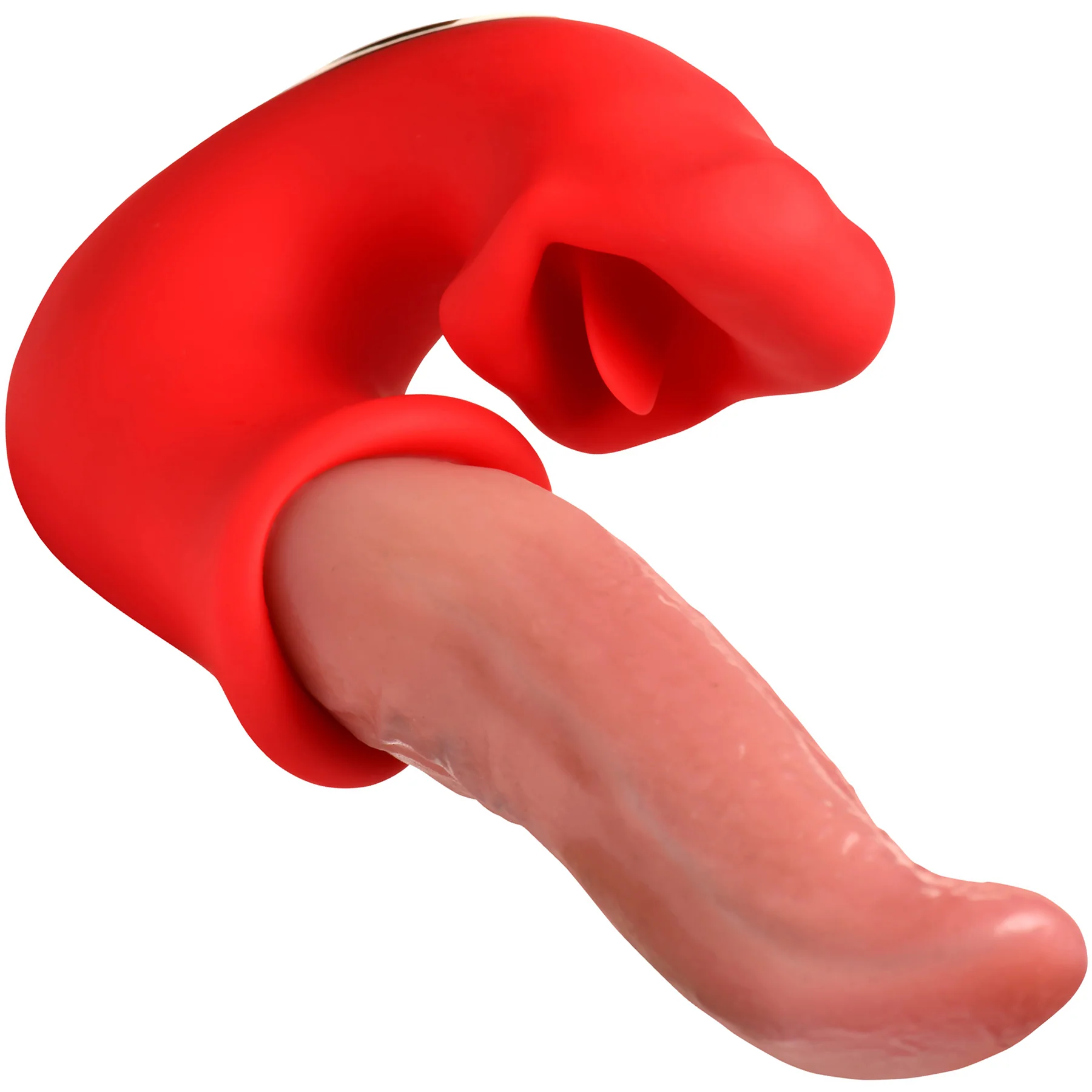 Lickgasm Lusty Licker Kissing & Licking Tongue Silicone Vibrator - Image 6