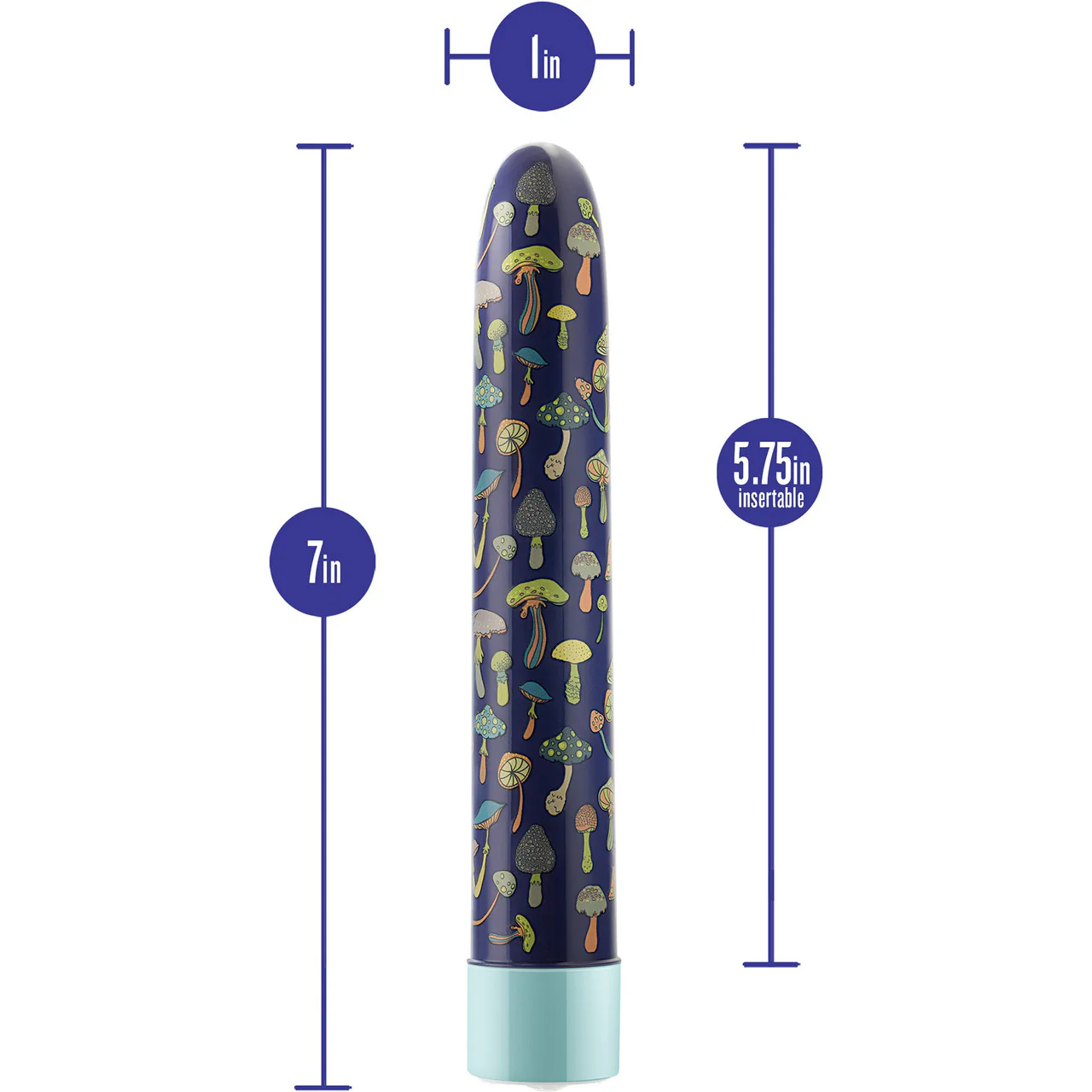 Limited Addiction Dreamscape Rechargeable Waterproof Slimline Vibrator By Blush - Blue - Image 6