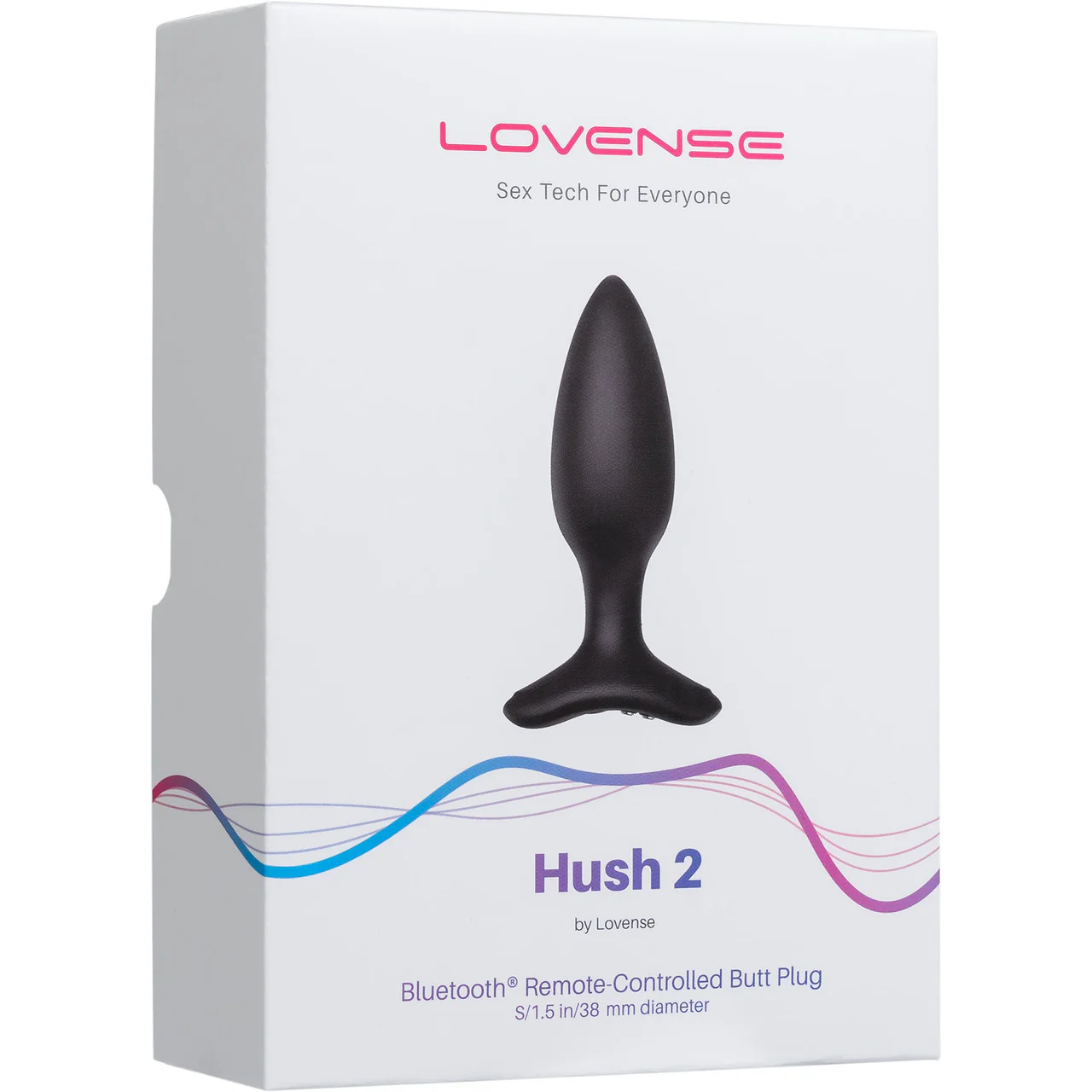 Lovense Hush 2 Small App Enabled Silicone Waterproof Rechargeable Vibrating Butt Plug - Image 6