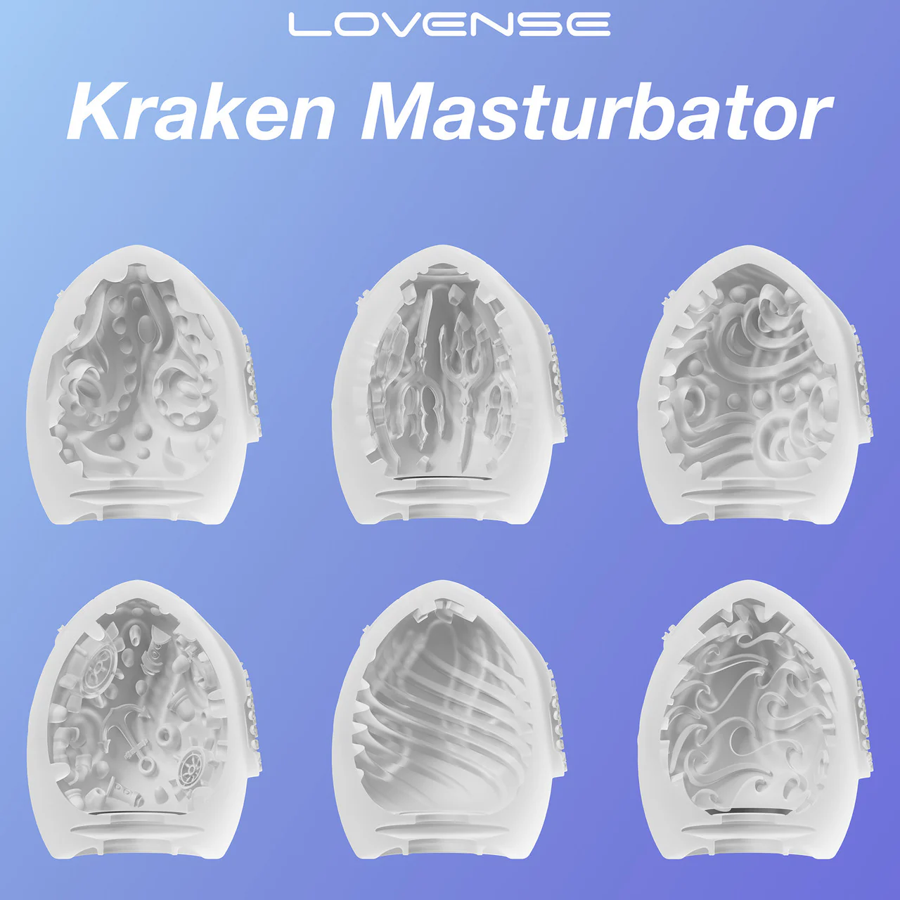 Lovense Kraken Egg Penis Masturbator Variety Six Pack - Image 6
