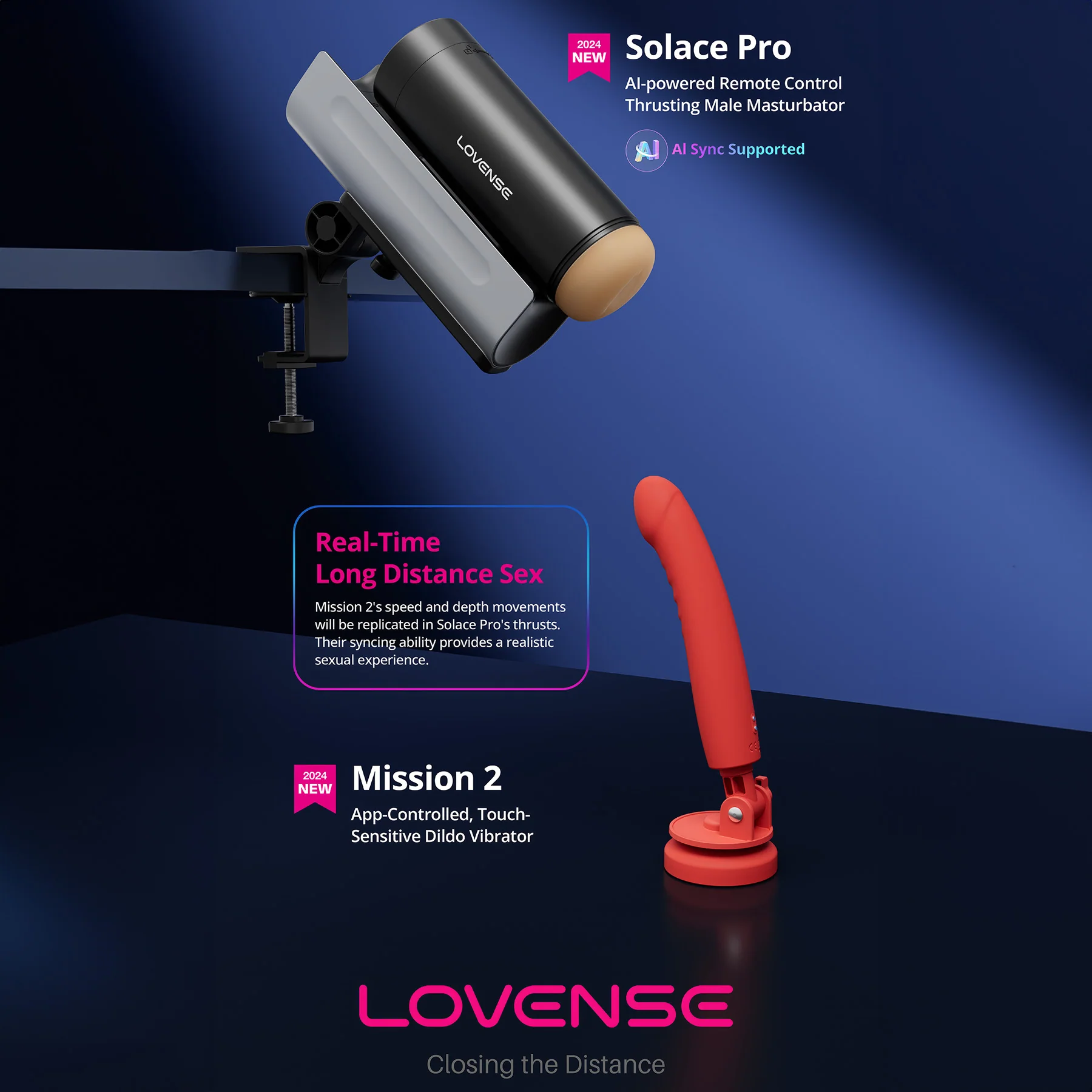 Lovense Mission 2 Touch Sensitive Silicone Rechargeable Vibrator - Image 10